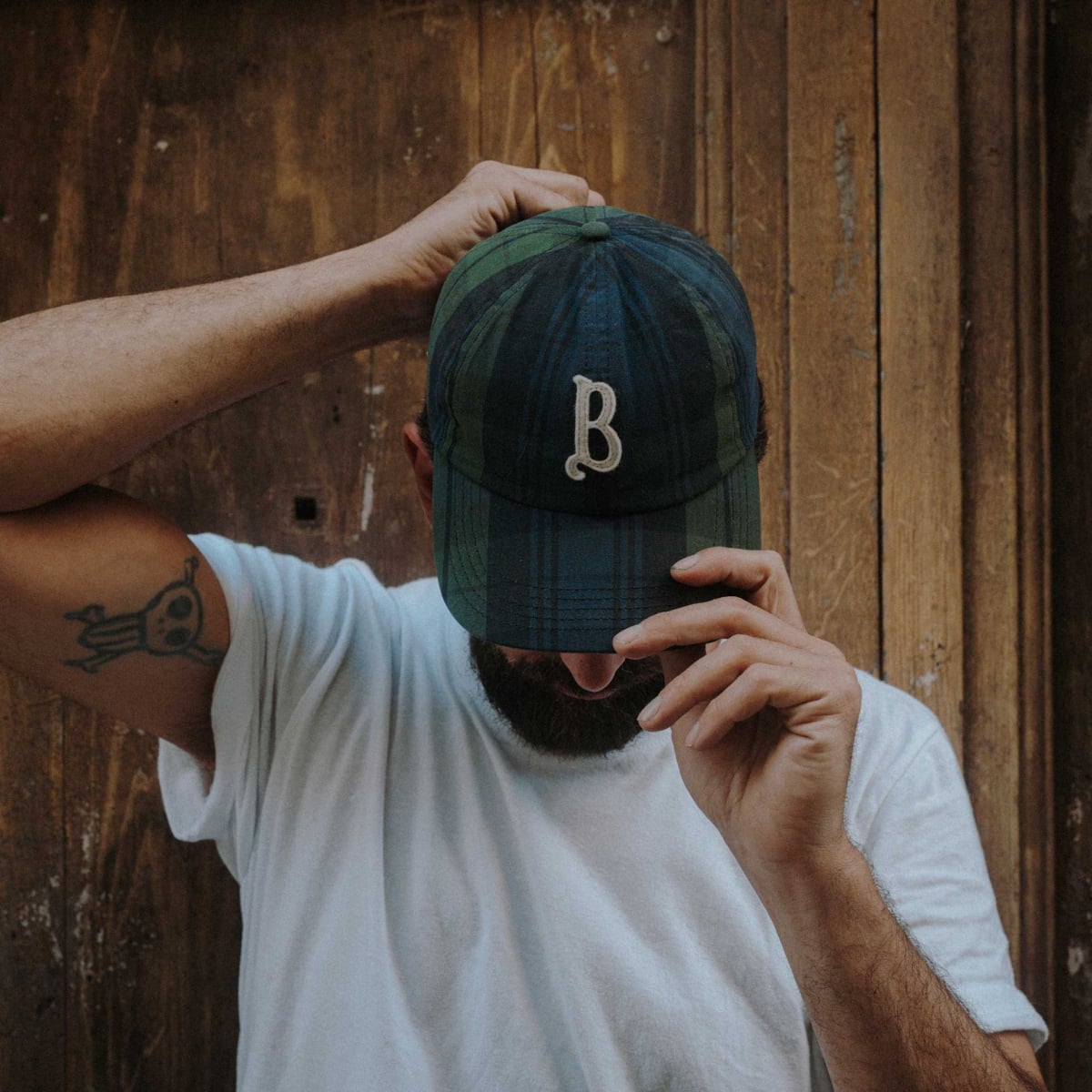 Gorra Gaspard - Tartán azul marino (imagen n.º 5)