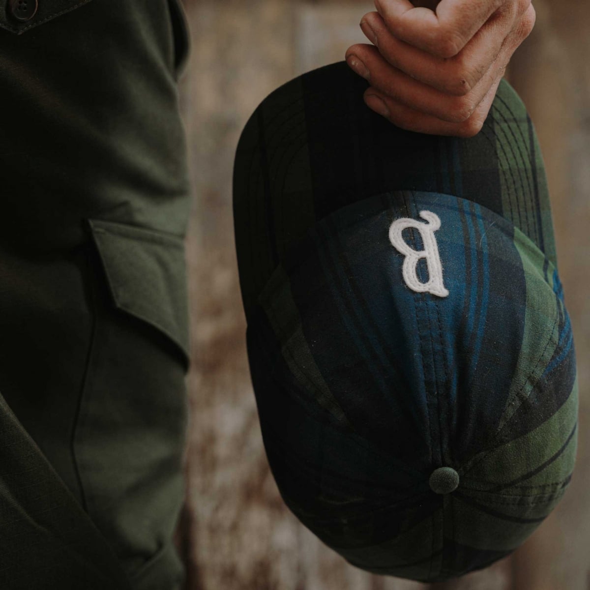 Gorra Gaspard - Tartán azul marino (imagen n.º 6)