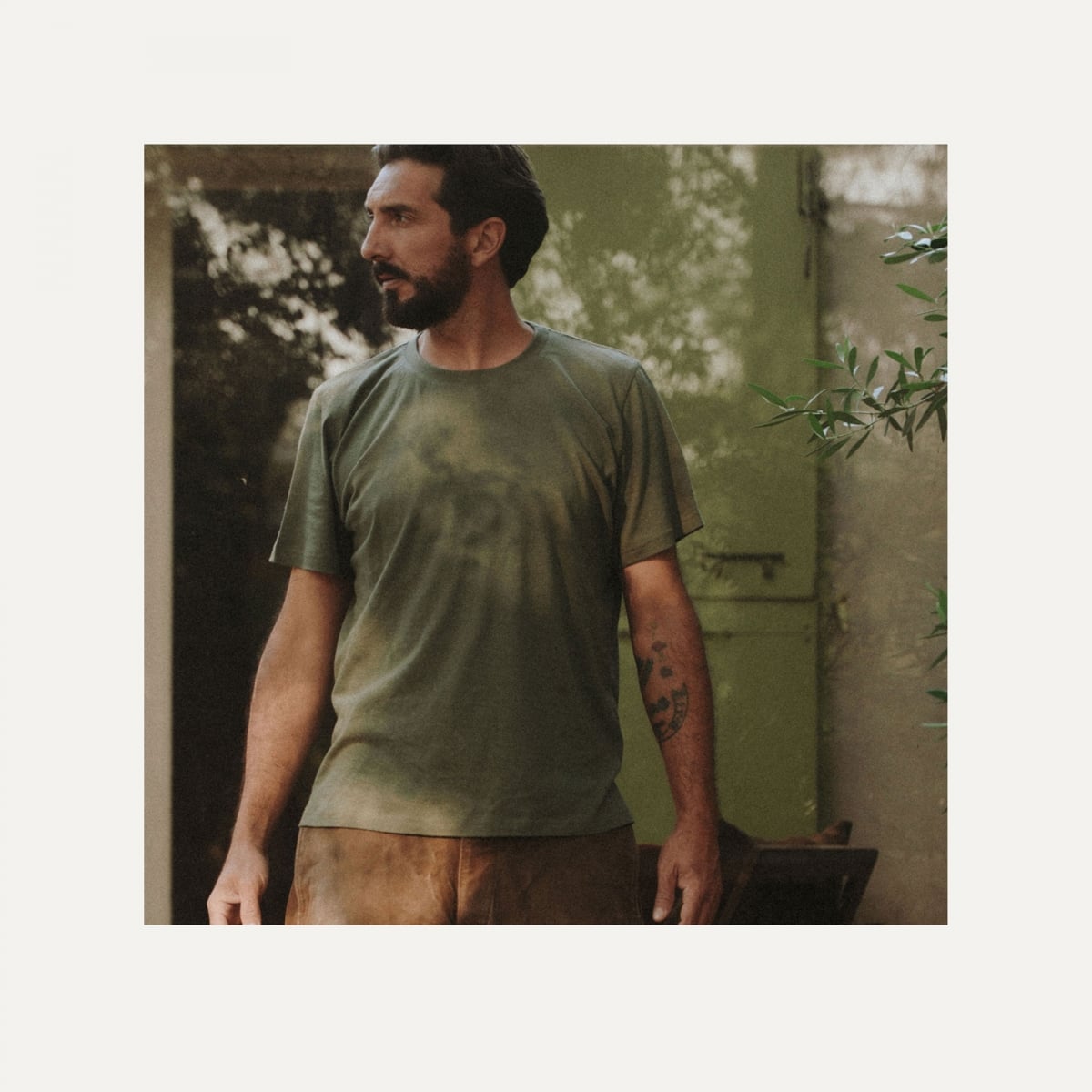 Das MWC Baumwoll Hanf T Shirt - khaki (image n°2)