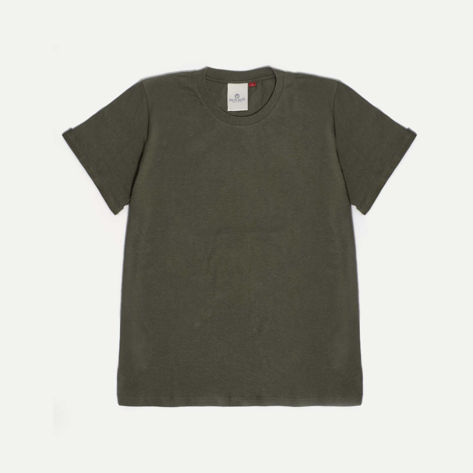Das MWC Baumwoll Hanf T Shirt - khaki (image n°1)