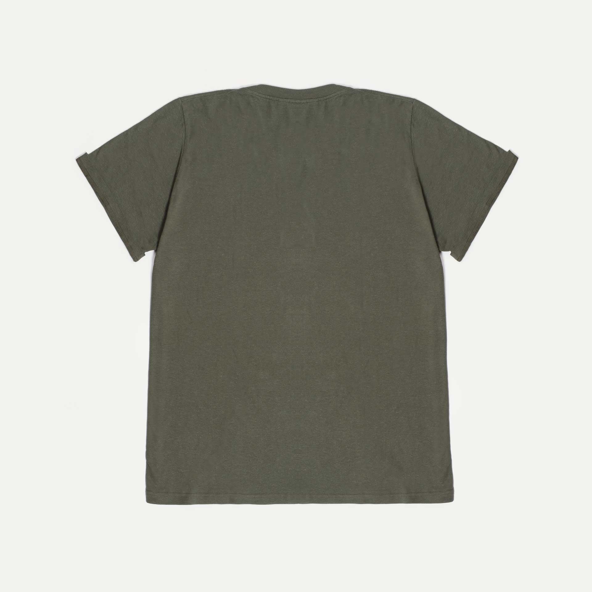 Camiseta de cáñamo y algodón MWC - Caqui (imagen n.º 3)