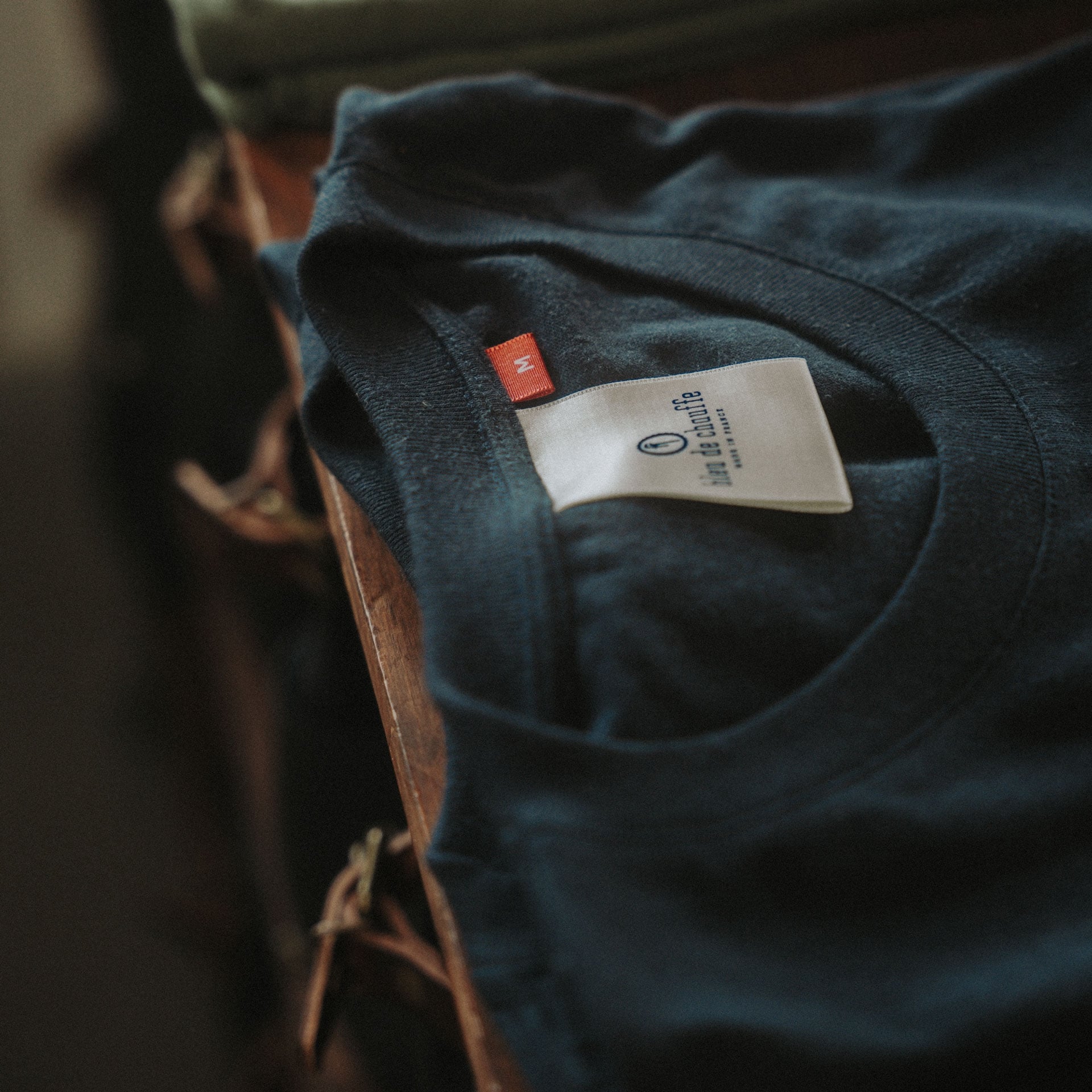 Das MWC Baumwoll Hanf T Shirt - Marineblau (image n°7)