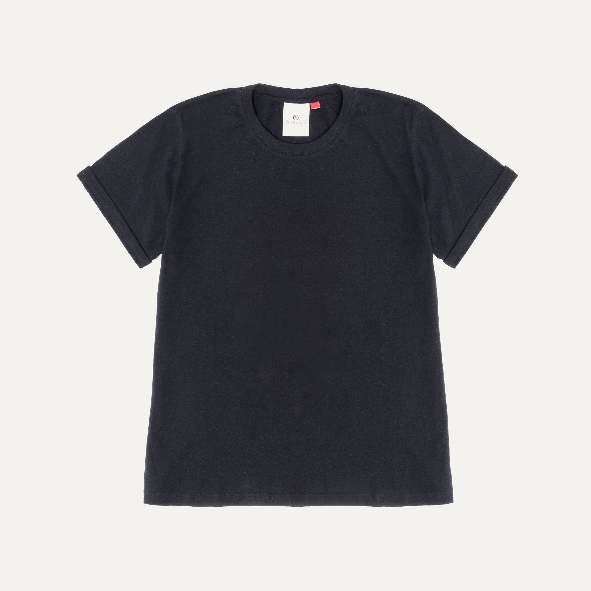 The MWC cotton hemp T Shirt - Navy (image n°1)