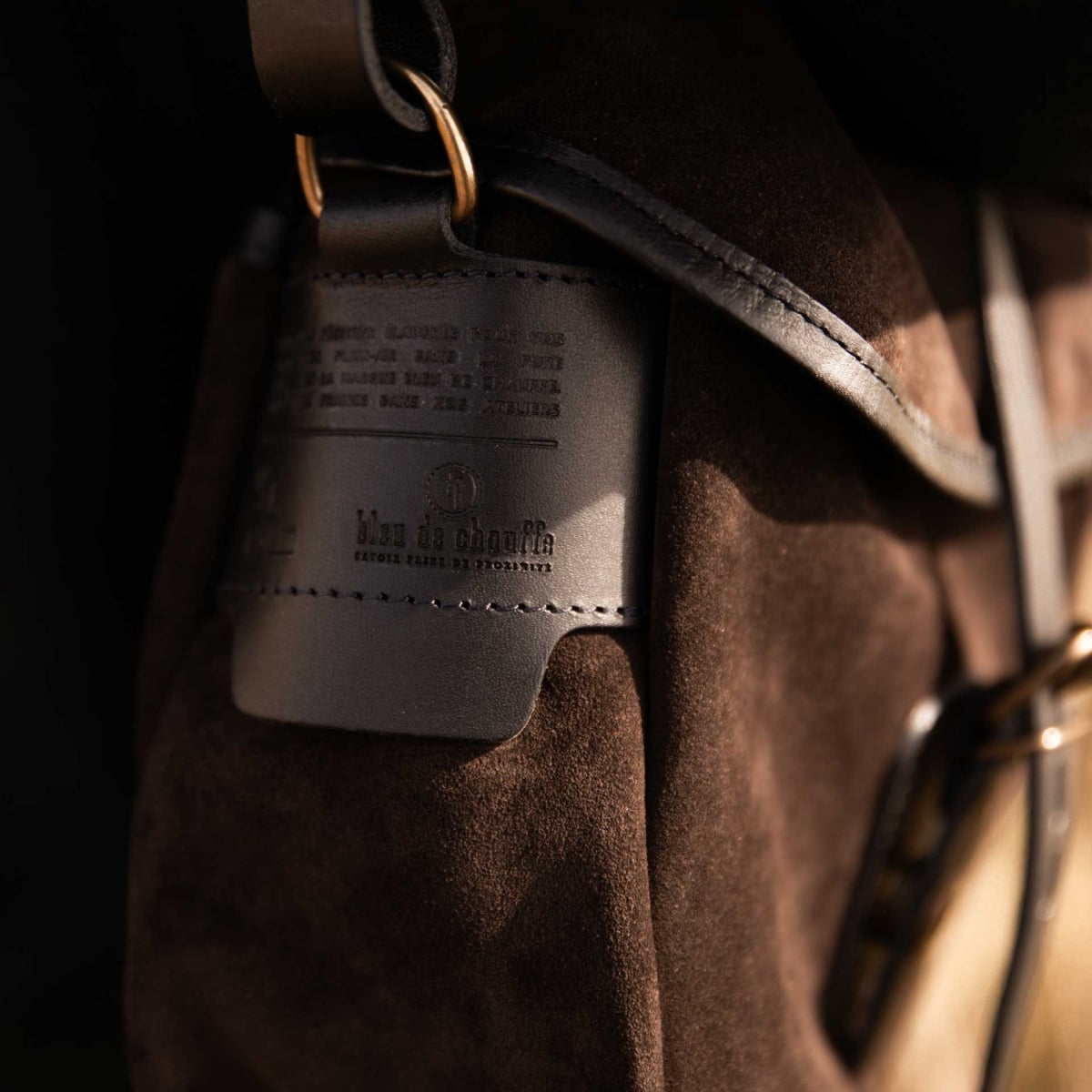 Musette S Fisherman's bag / Suede - Dark brown (image n°7)