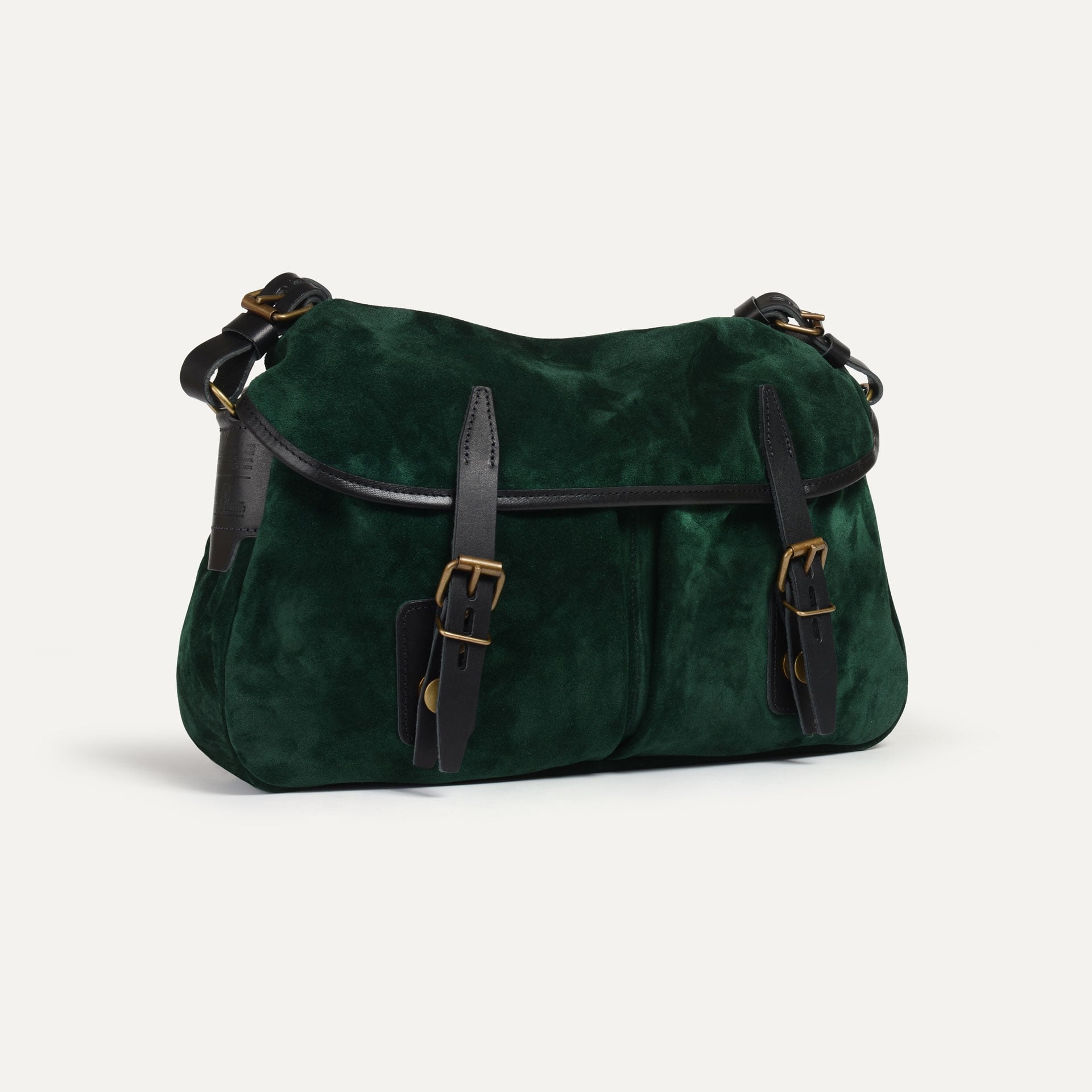 Bolsa de pescador S / Cuero aterciopelado - Verde oscuro (imagen n.º 2)