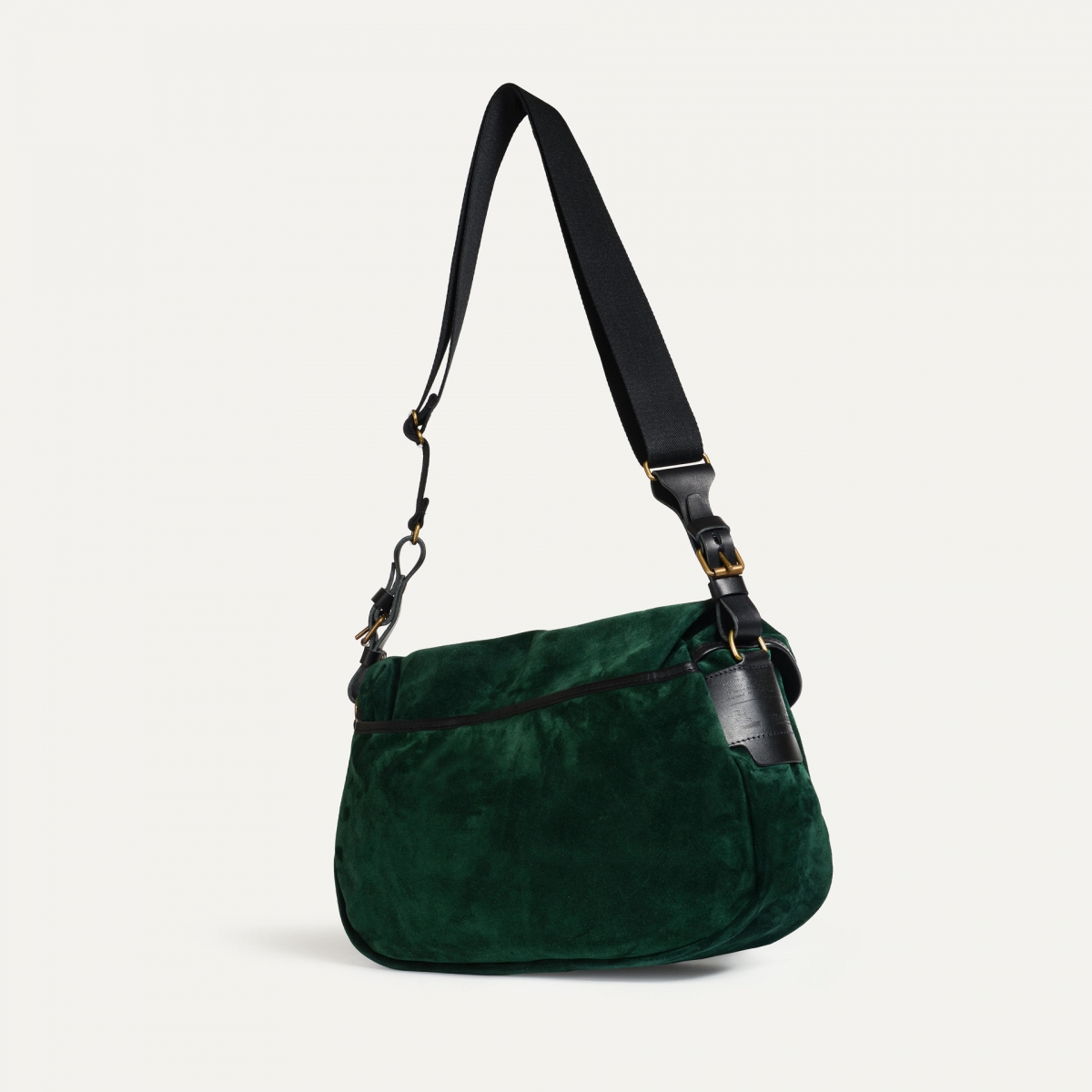 Bolsa de pescador S / Cuero aterciopelado - Verde oscuro (imagen n.º 3)