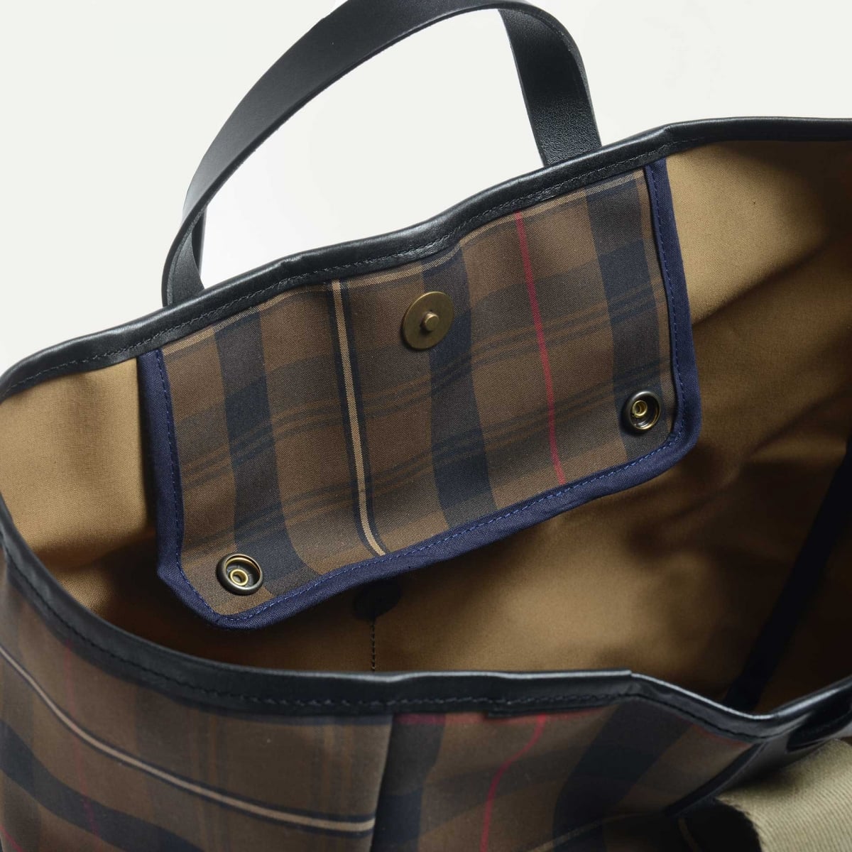 Meline Einkaufstasche - Tartan Rotbraun (image n°5)