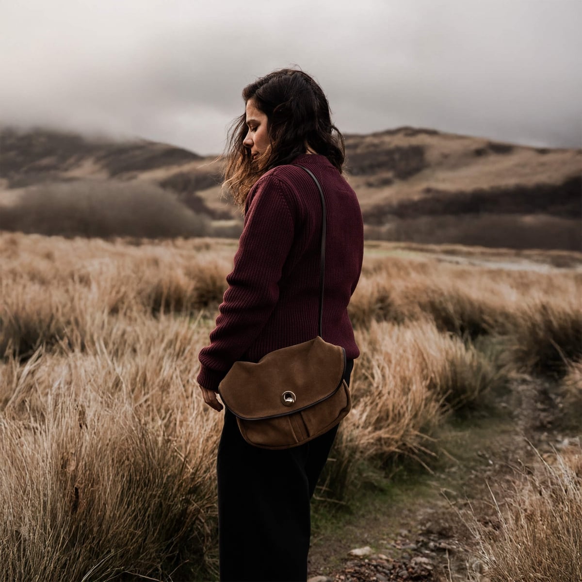 Janice Soft Musette S bag - Hazelnut Brown (image n°7)