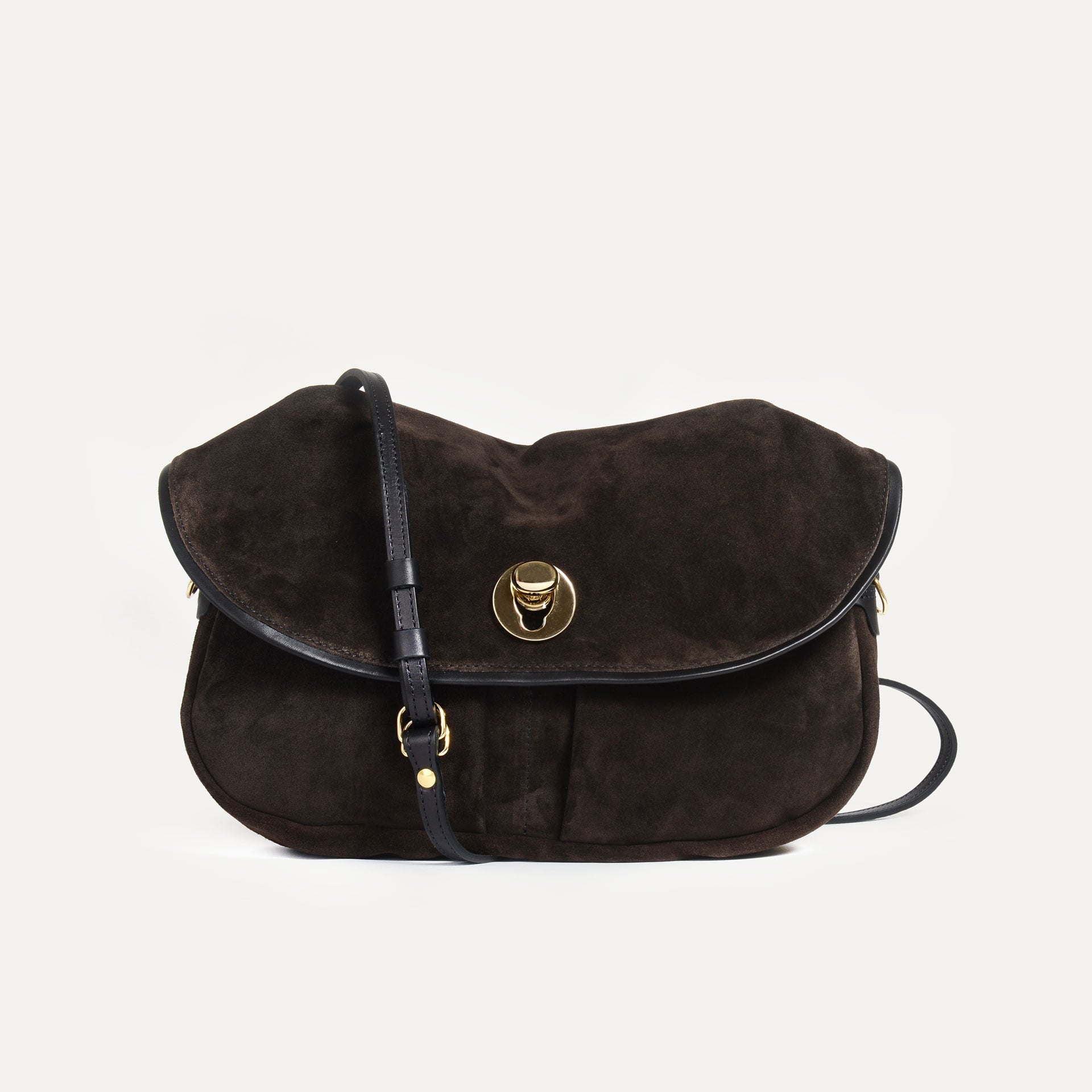 Soft musette S Janice - Dunkelbraun (image n°3)