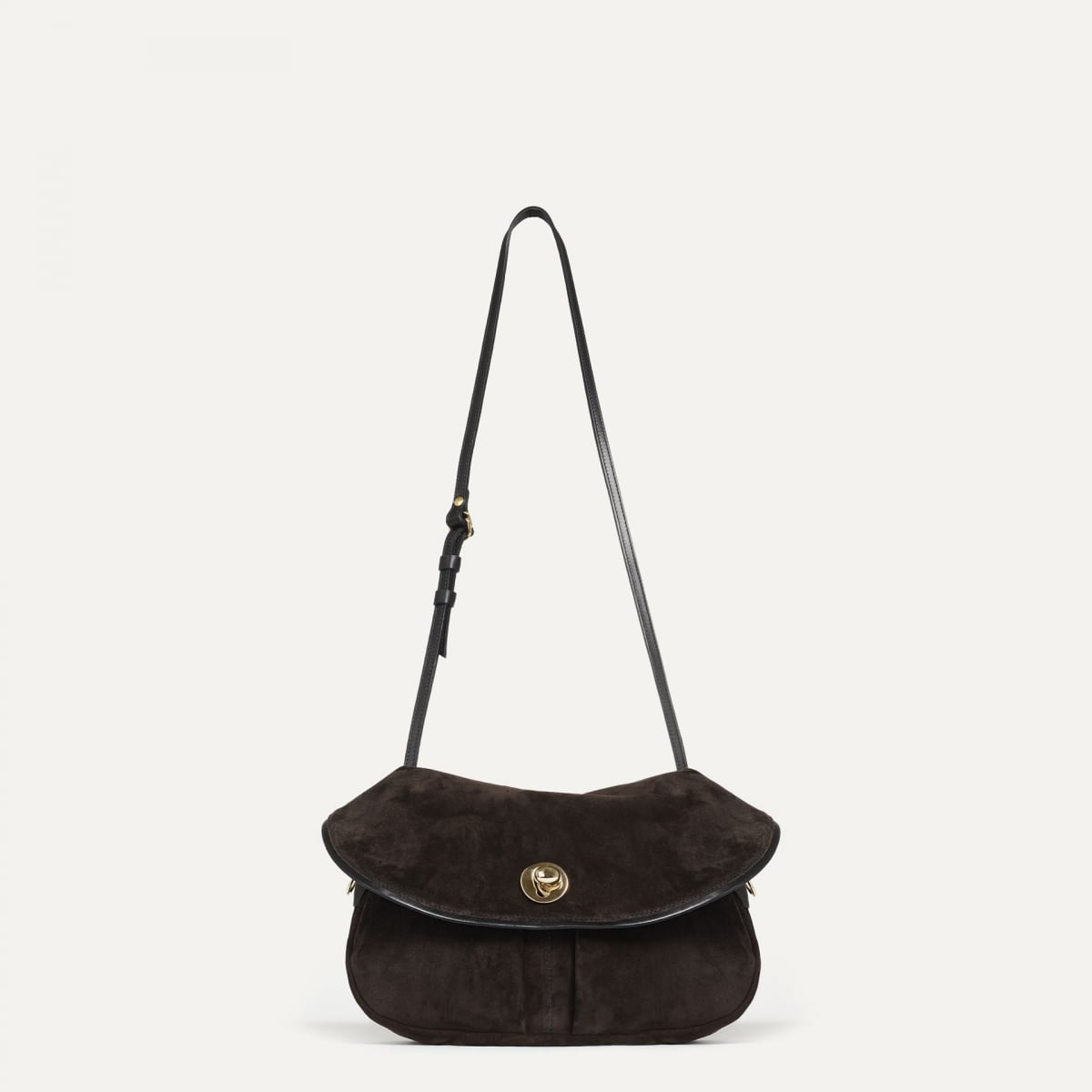Soft musette S Janice - Marron Foncé (image n°2)