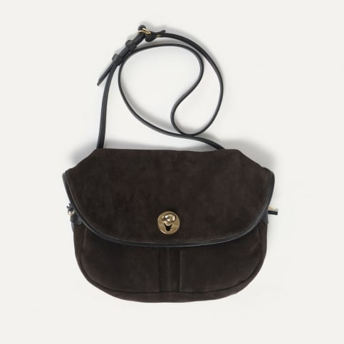 Janice Soft Musette S bag - Dark Brown