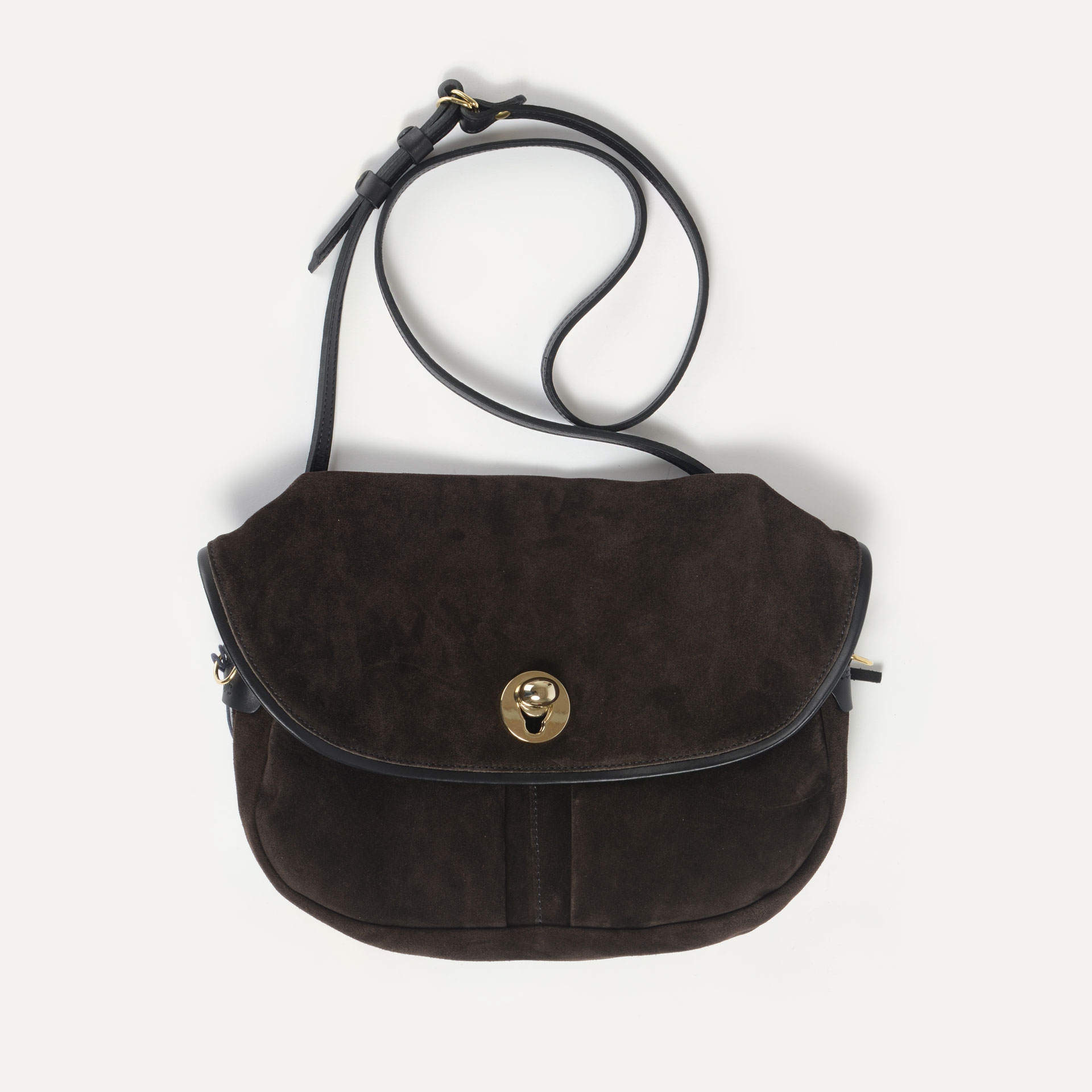 Soft musette S Janice - Dunkelbraun (image n°1)