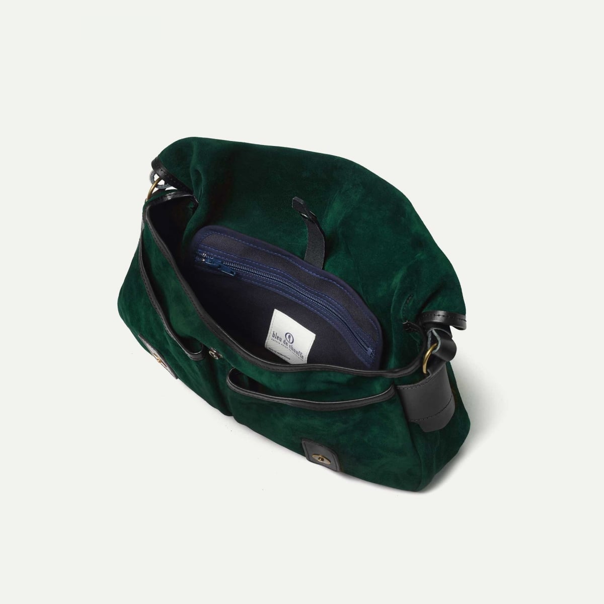 Bolsa de pescador S / Cuero aterciopelado - Verde oscuro (imagen n.º 5)