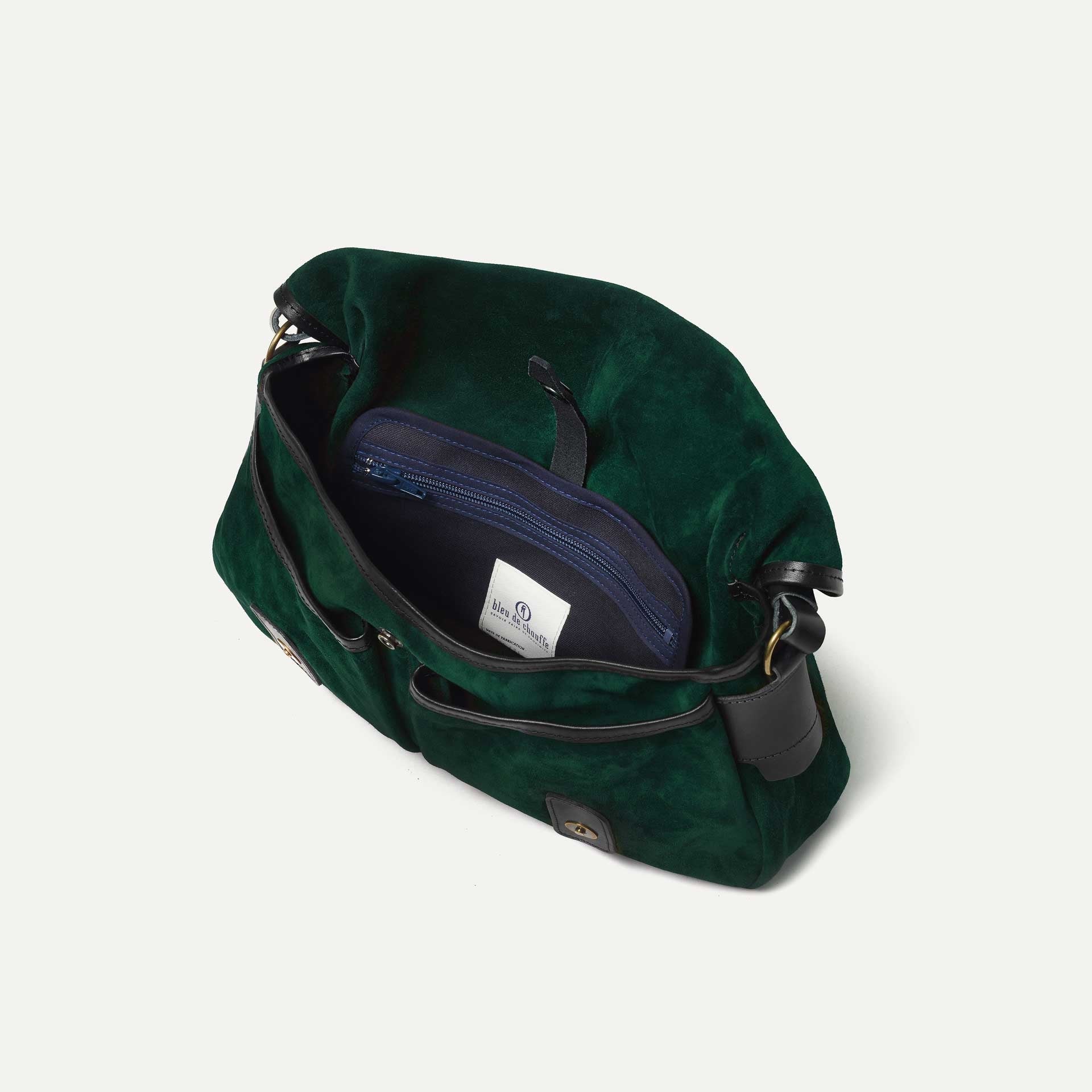 Bolsa de pescador S / Cuero aterciopelado - Verde oscuro (imagen n.º 5)