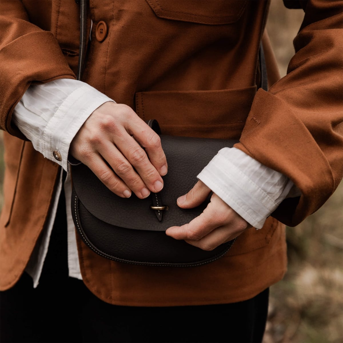 Mini Posttasche Java - Grau (image n°8)