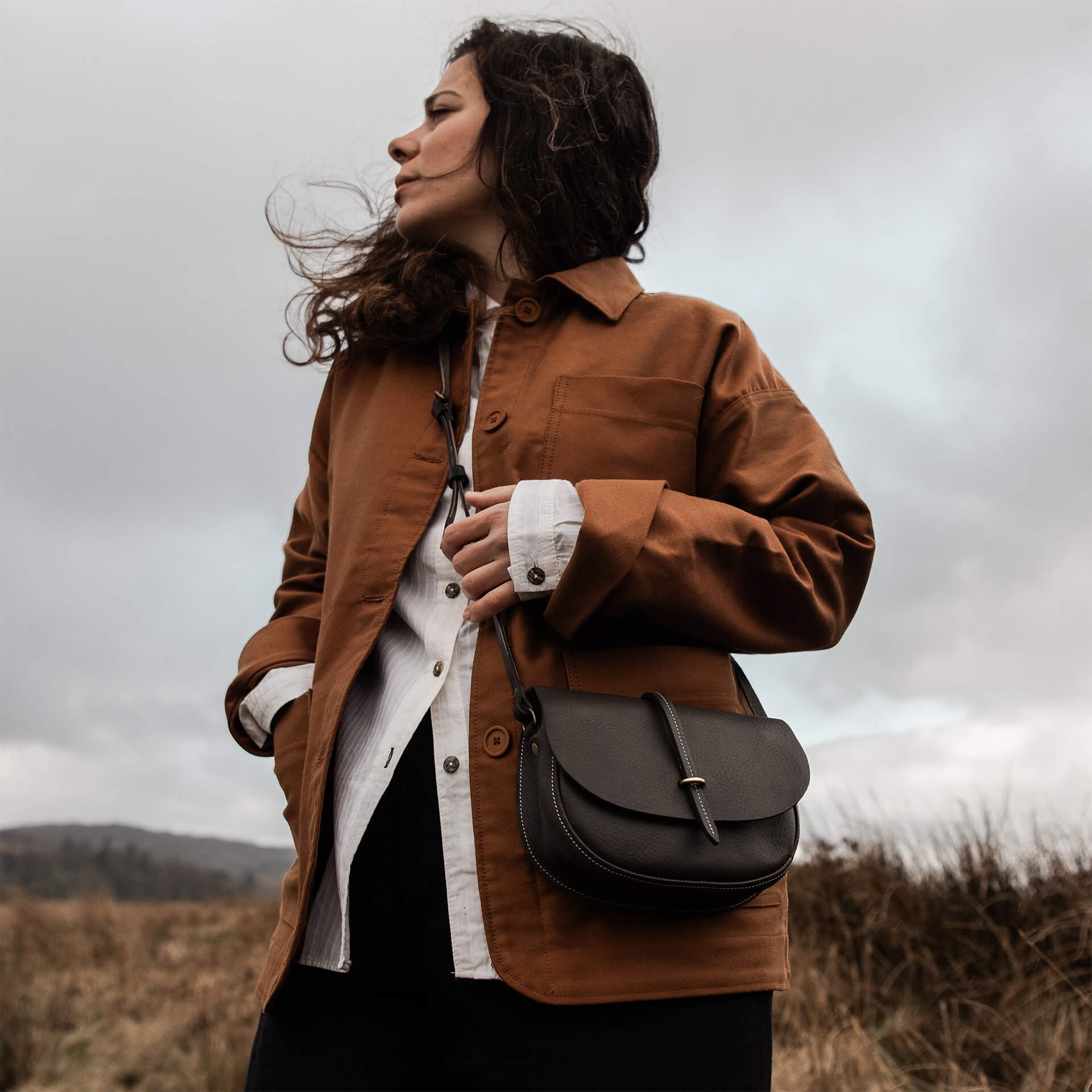 Mini bolso mensajero Java - Gris (imagen n.º 6)