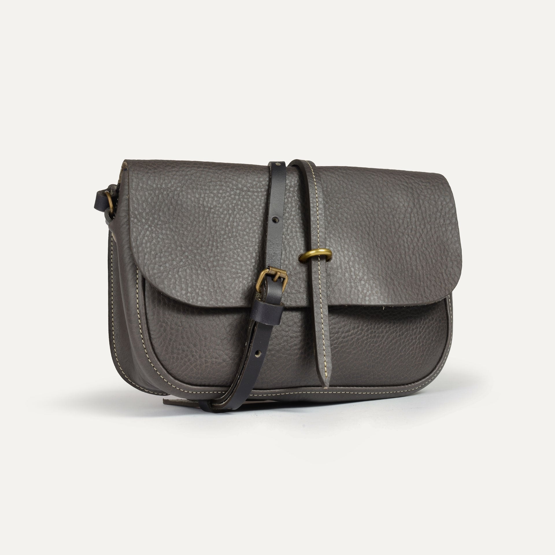 Pastiche postman bag / handbag - Grey (image n°2)