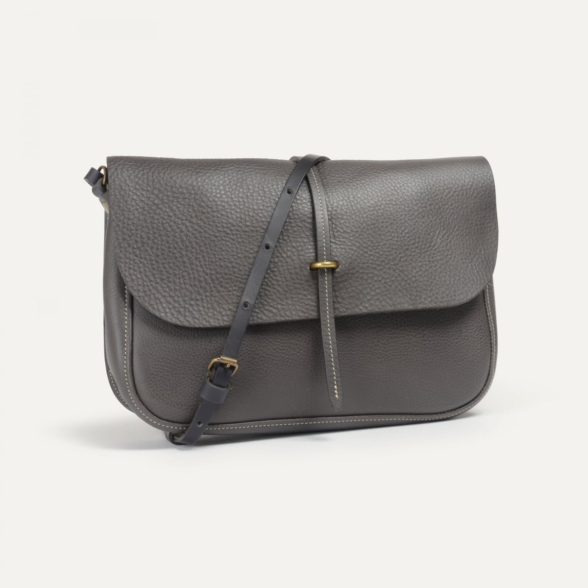 Pastel postman bag / handbag - Grey (image n°2)