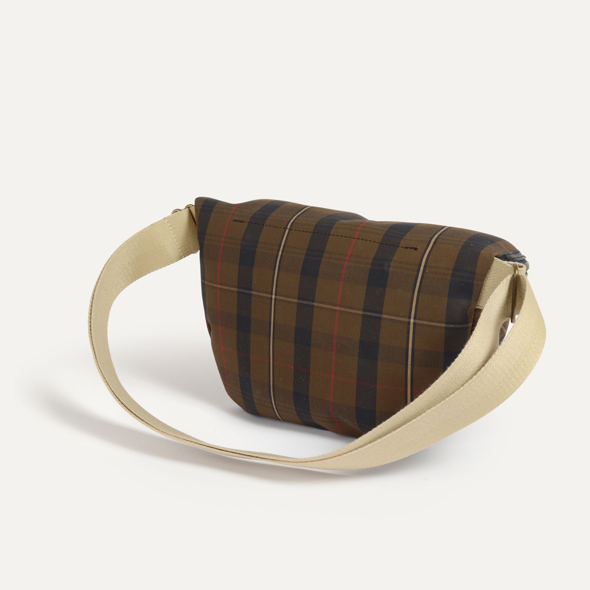 New Beat XL Belt bag - Tartan red brown (image n°3)