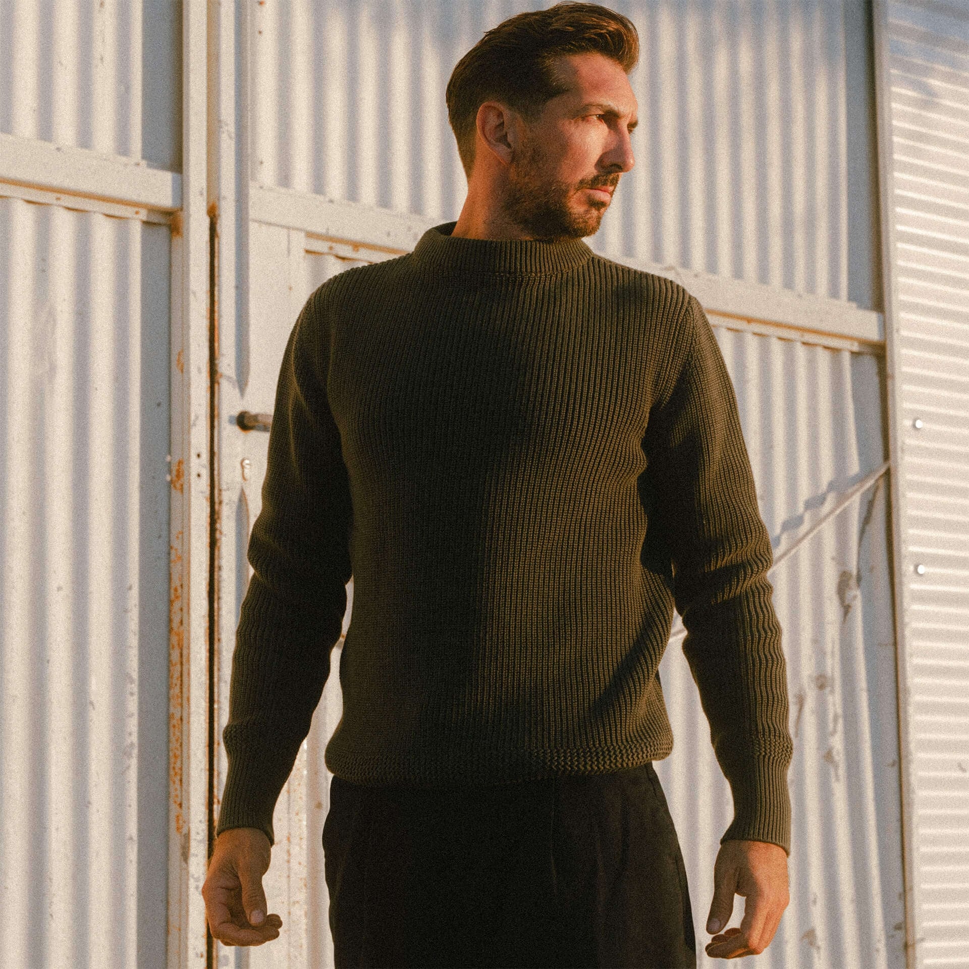 Seaman sweater - Khaki Green (image n°8)
