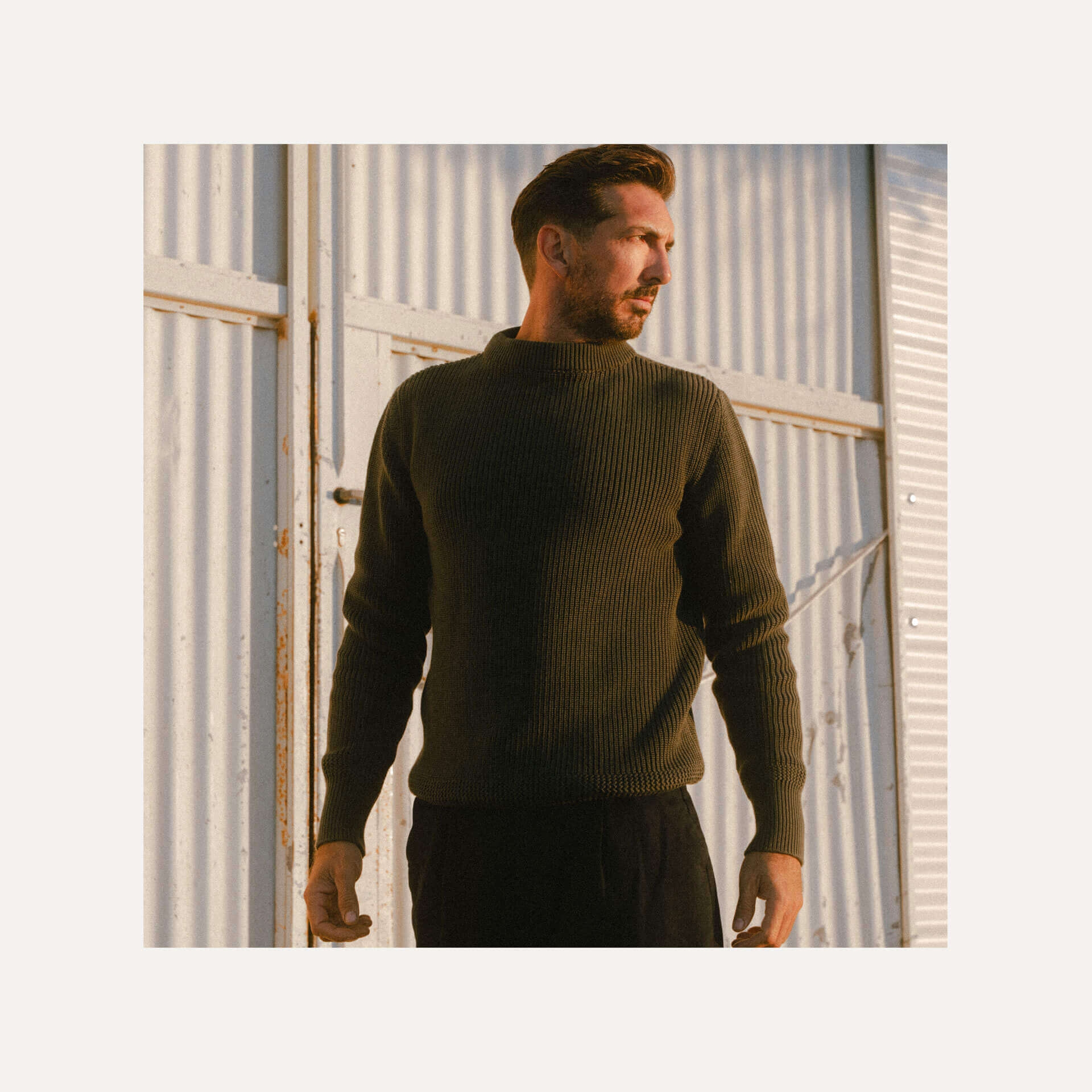 Marinepullover Cancale - khaki Grün (image n°2)