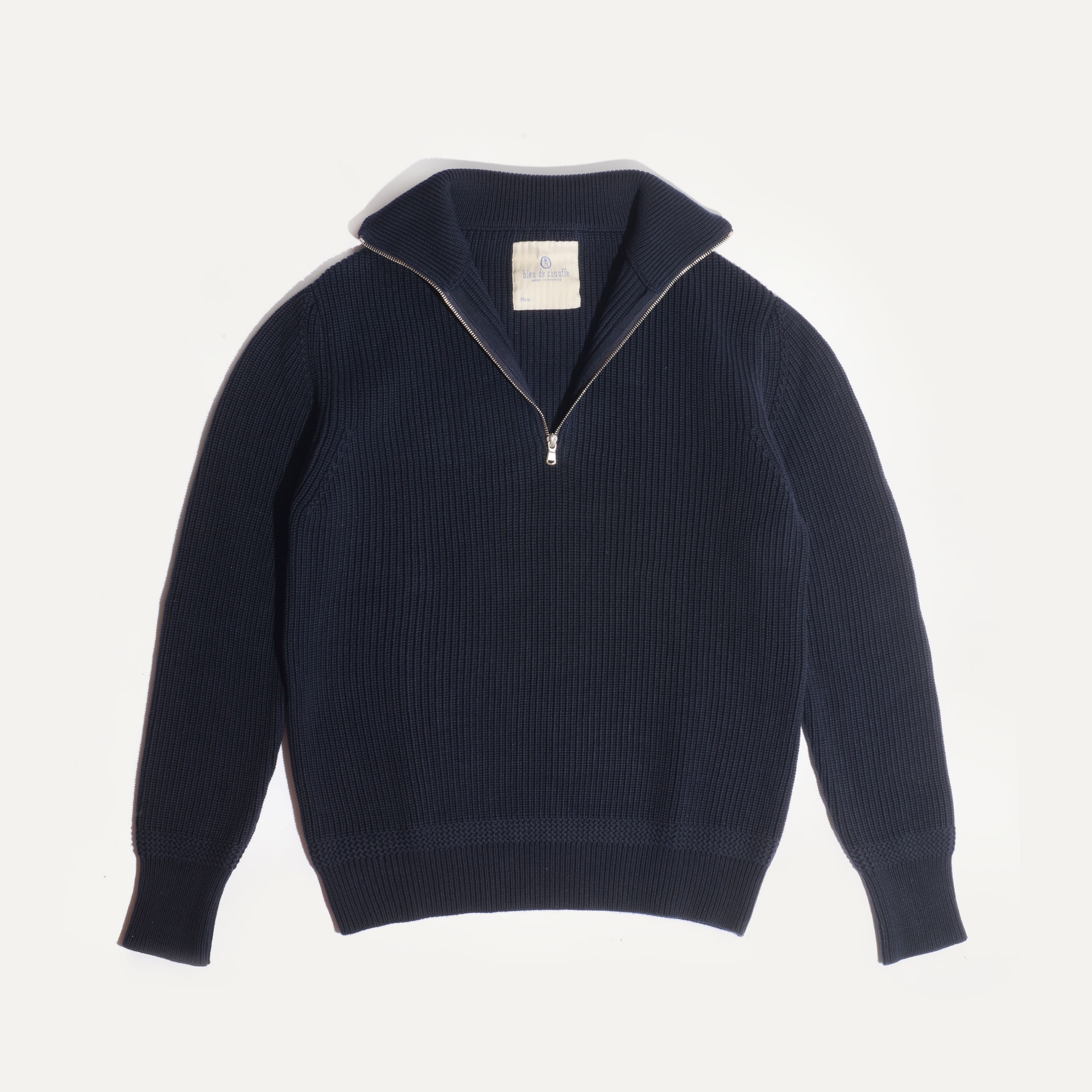 Sauzon Trucker Sweater - Navy Blue (image n°3)