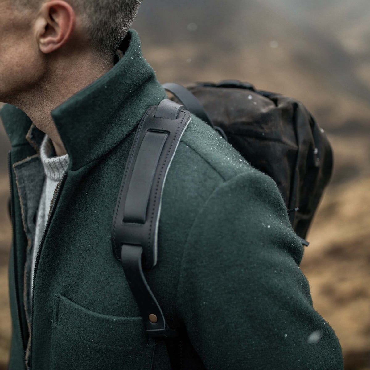 Météore backpack - Khaki waxed (image n°7)