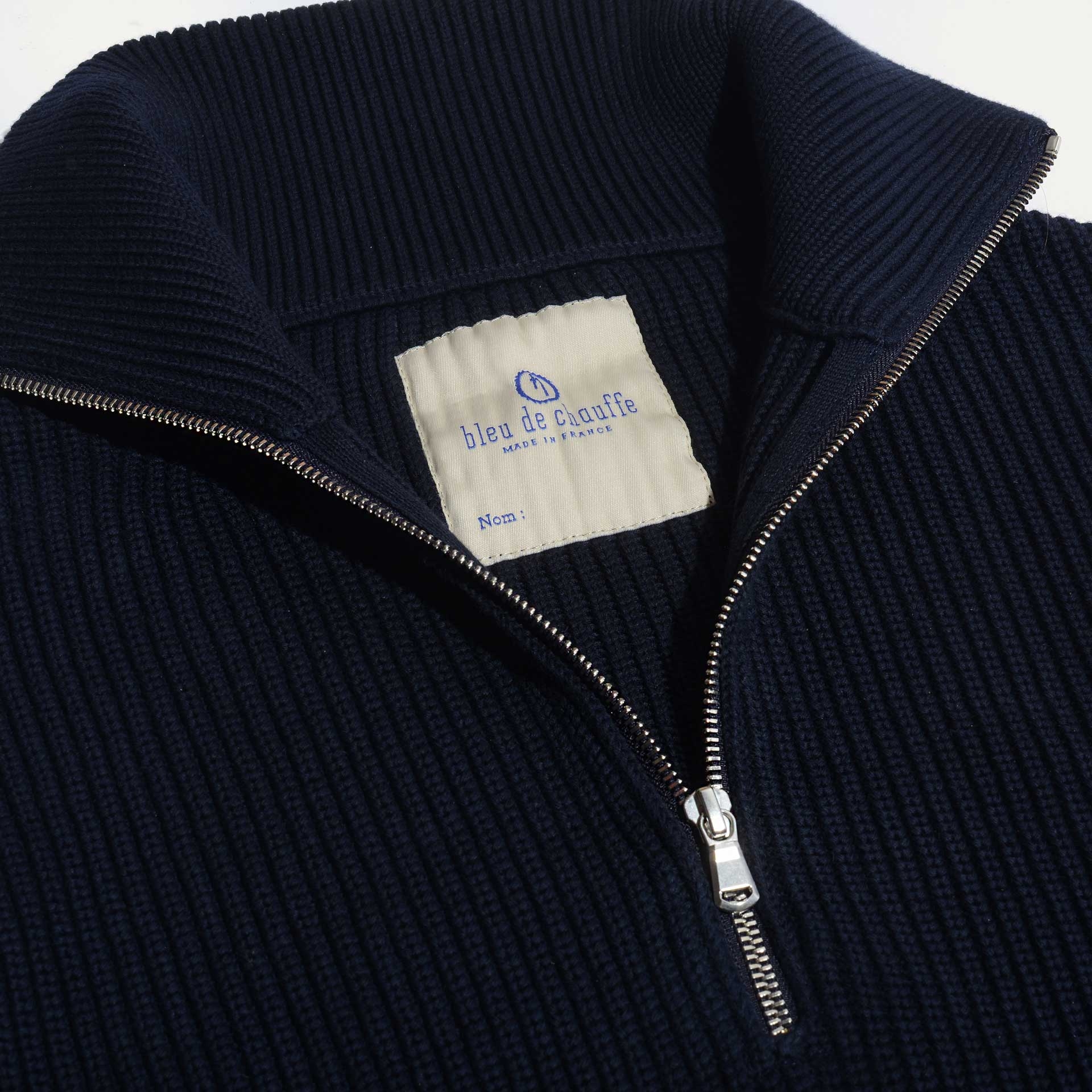 Trucker Pullover Sauzon - Marineblau (image n°11)