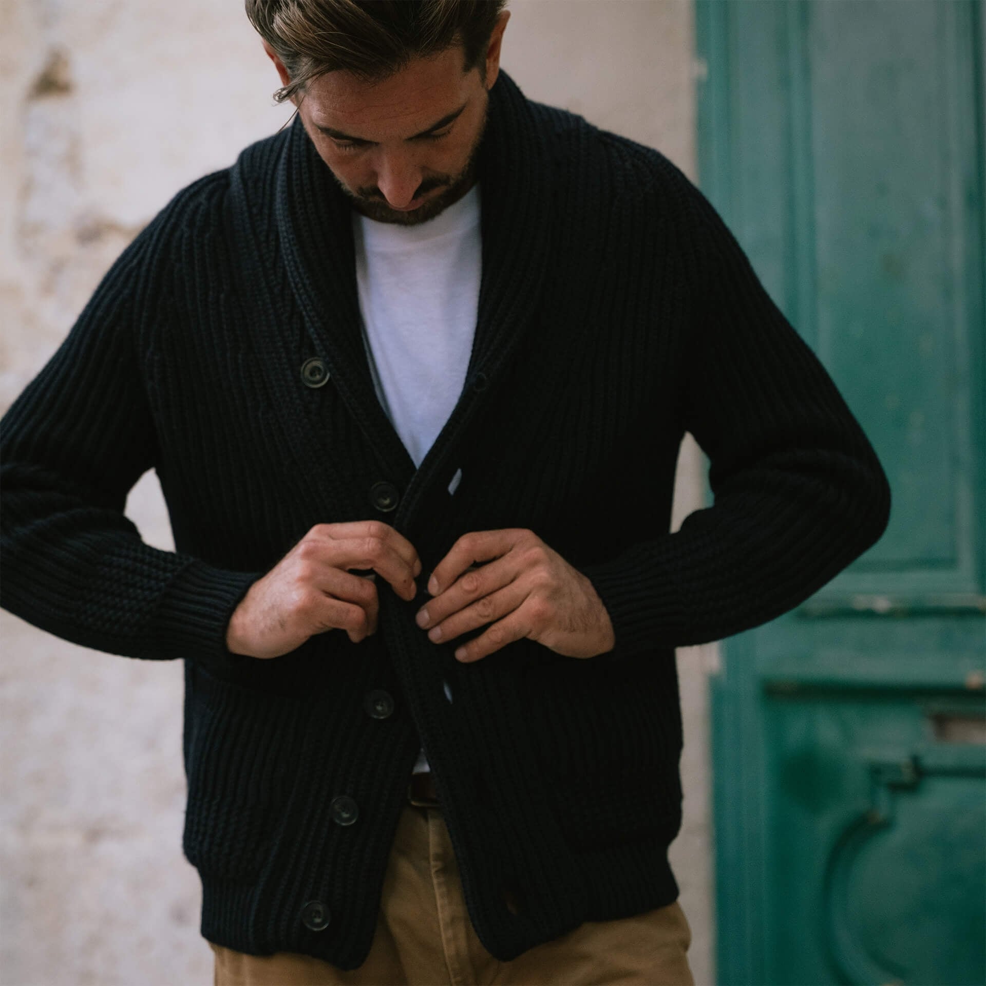 Cardigan Doëlan - Bleu Marine (image n°6)