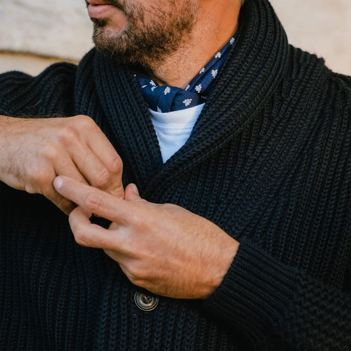 Cardigan Doëlan - Bleu Marine (image n°7)
