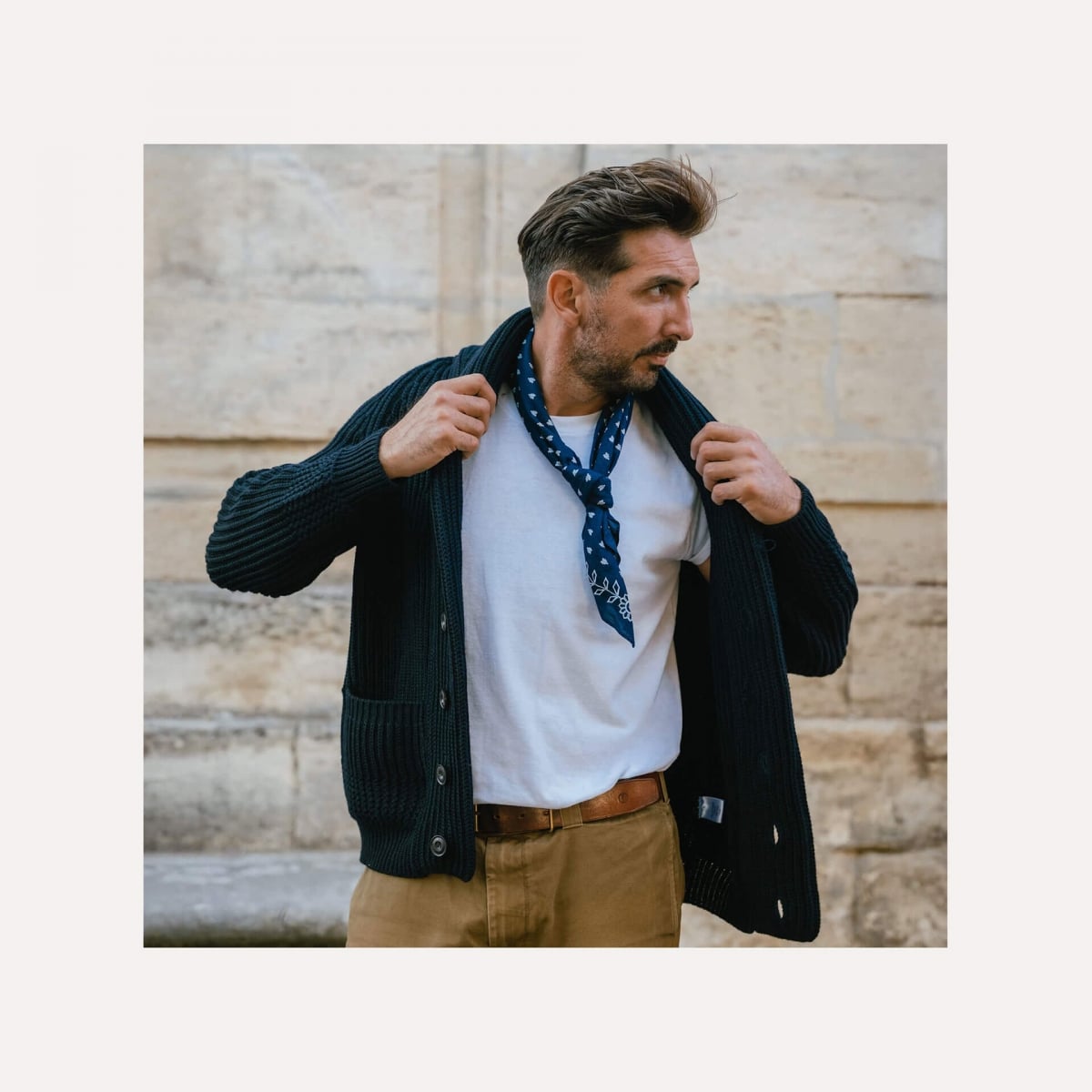 Doëlan cardigan - Navy Blue (image n°2)