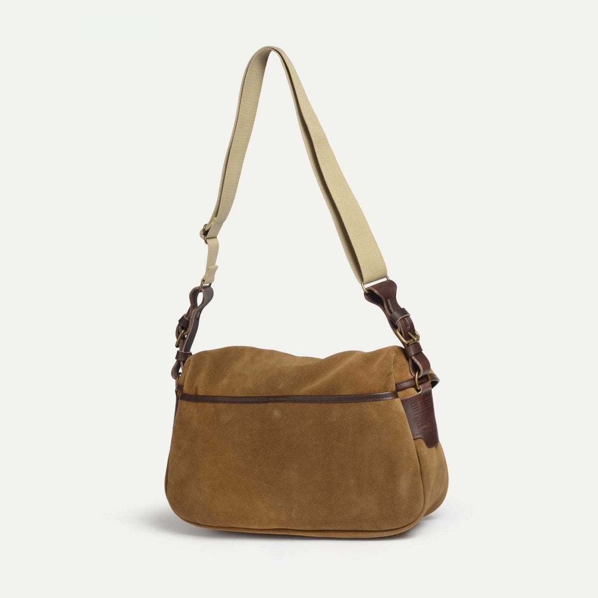 Musette S Fisherman's bag / Suede - Hazelnut Brown (image n°3)