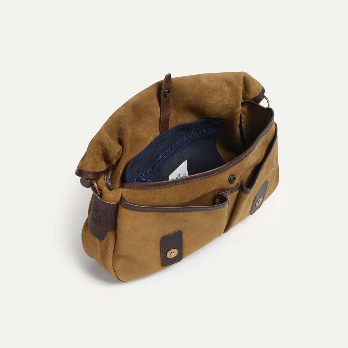 Musette S Fisherman's bag / Suede - Hazelnut Brown (image n°4)