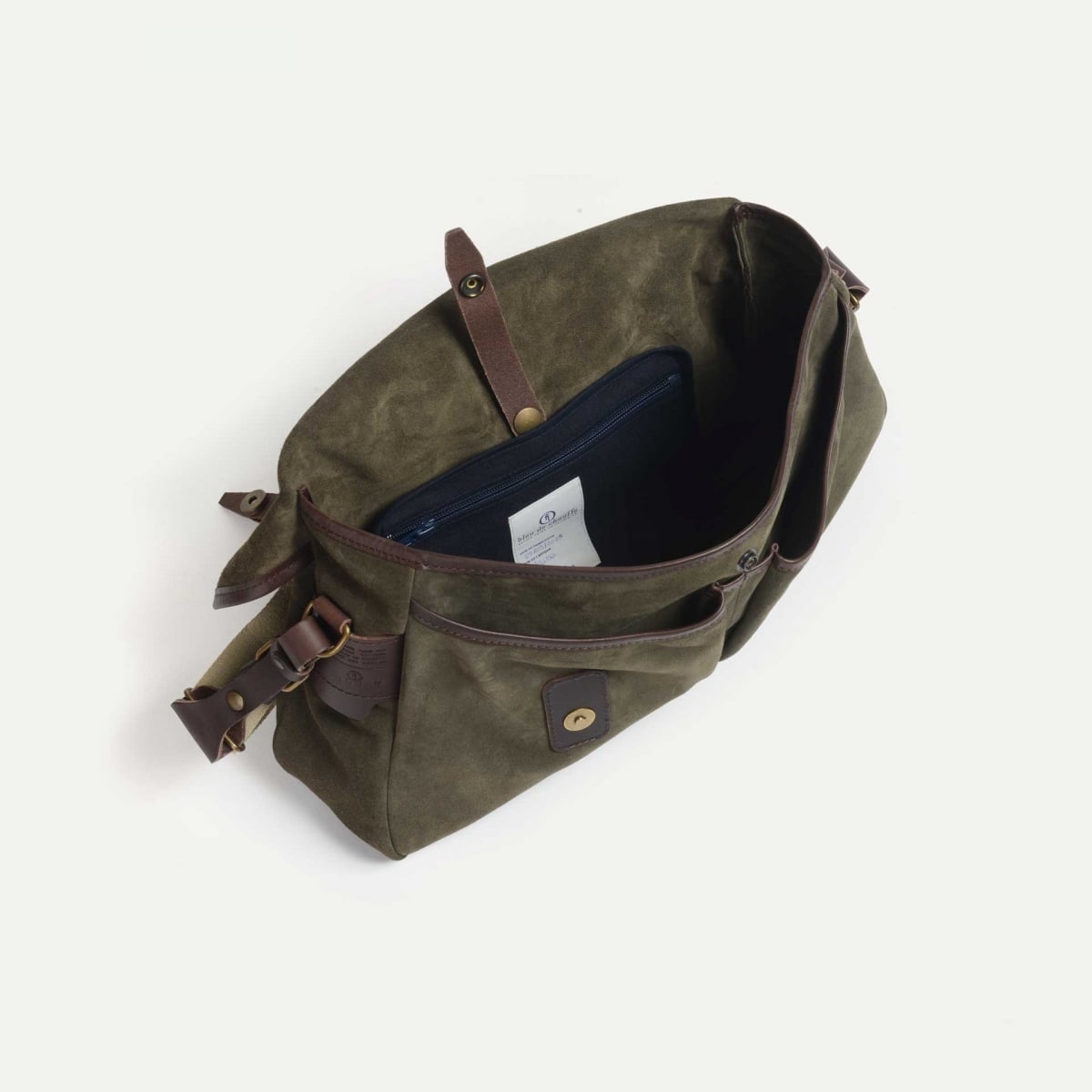 Musette S Fisherman's bag / Suede - Musk (image n°4)
