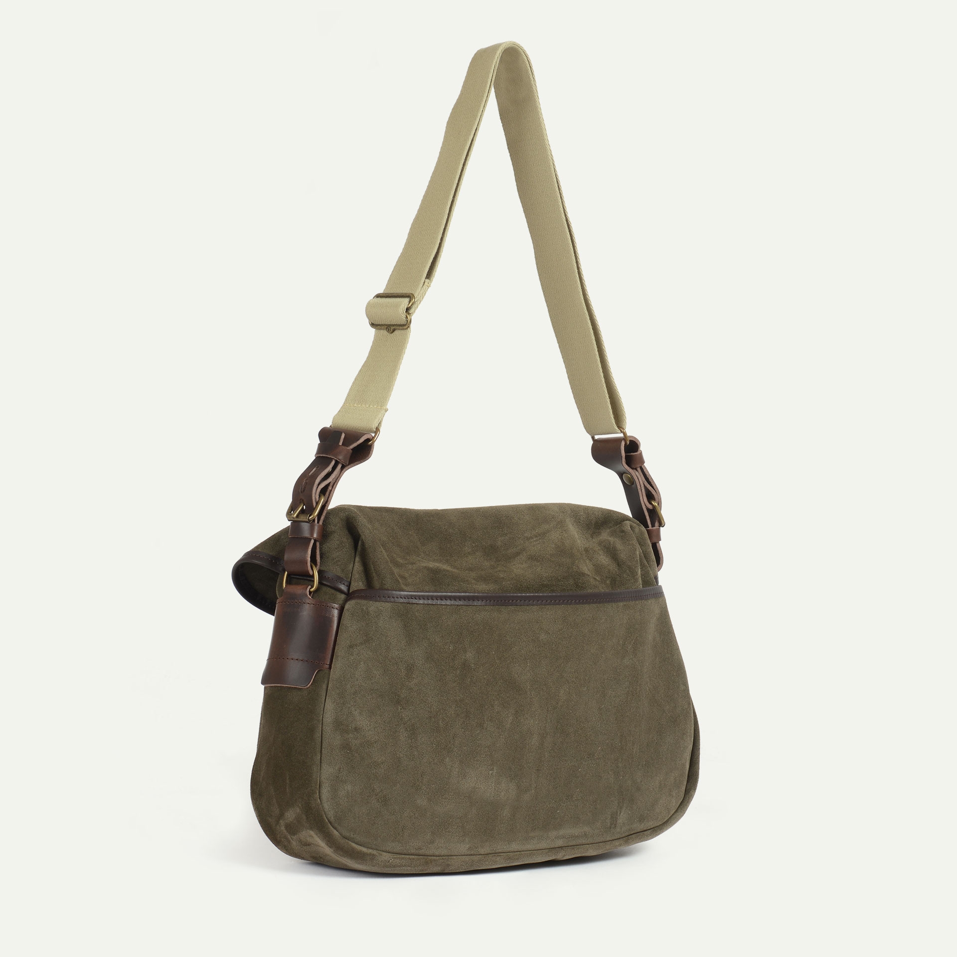 Musette des Fischers M / Veloursleder - Musk (image n°3)