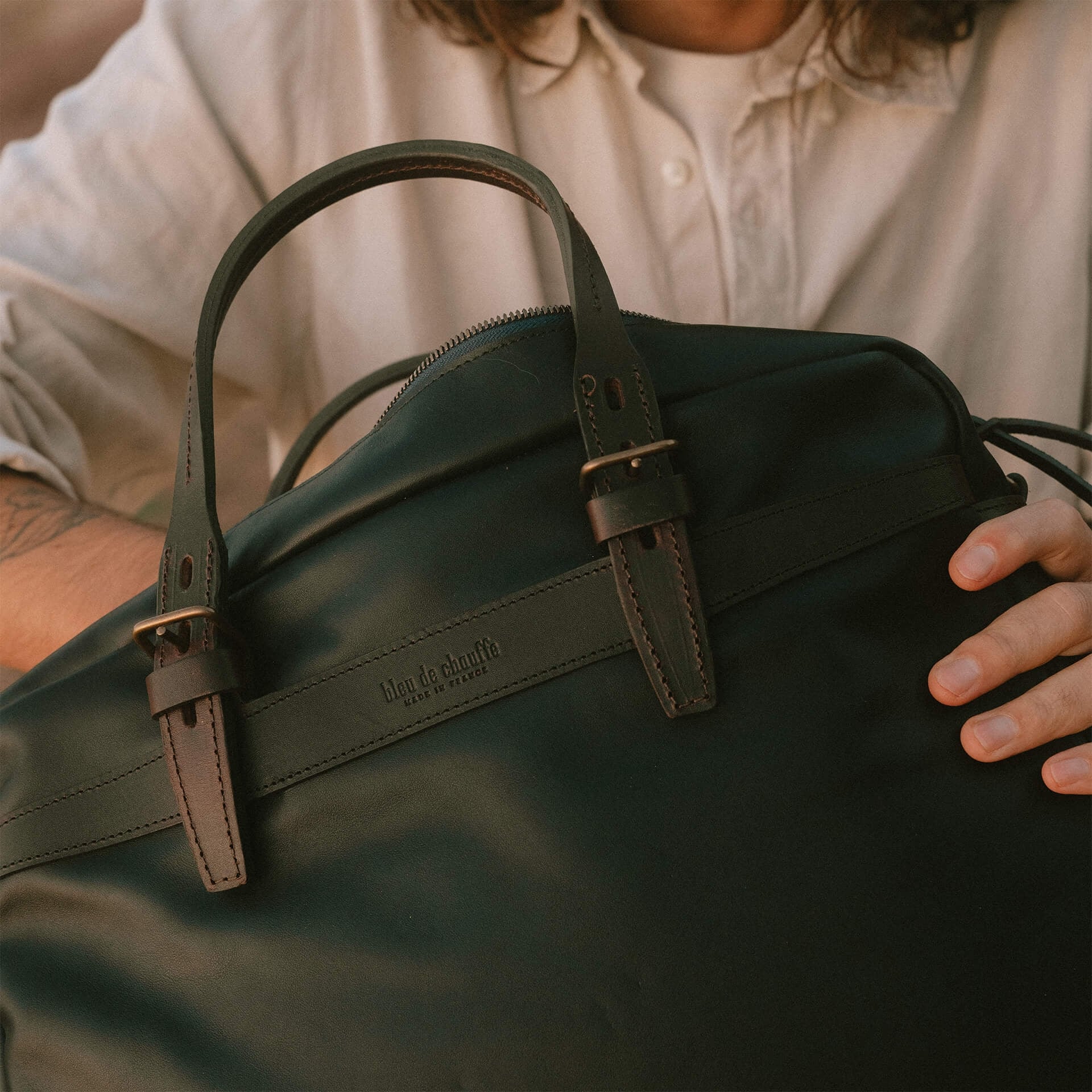 Bolso de negocios Ledger liscio - Negro (imagen n.º 10)
