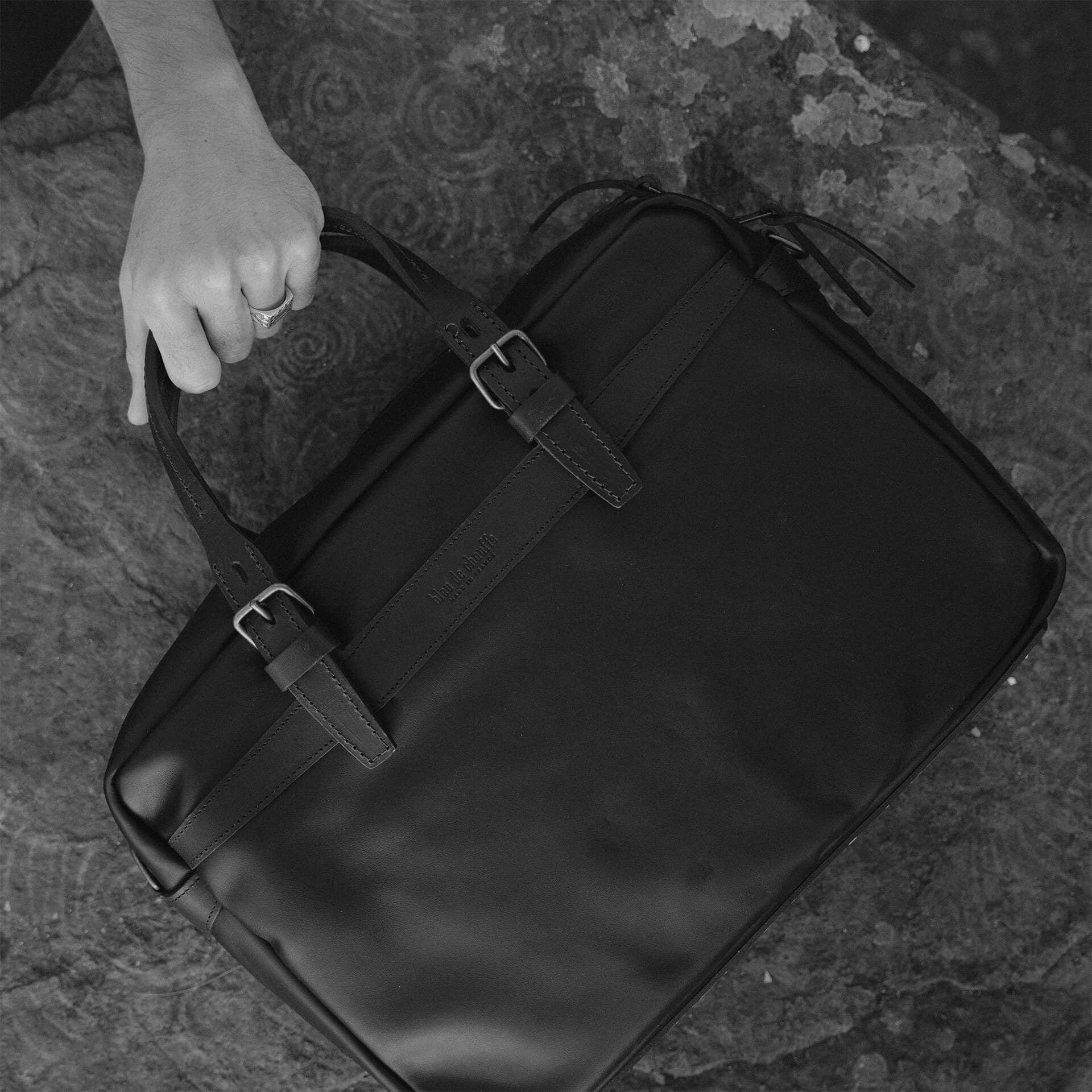 Bolso de negocios Ledger liscio - Negro (imagen n.º 12)