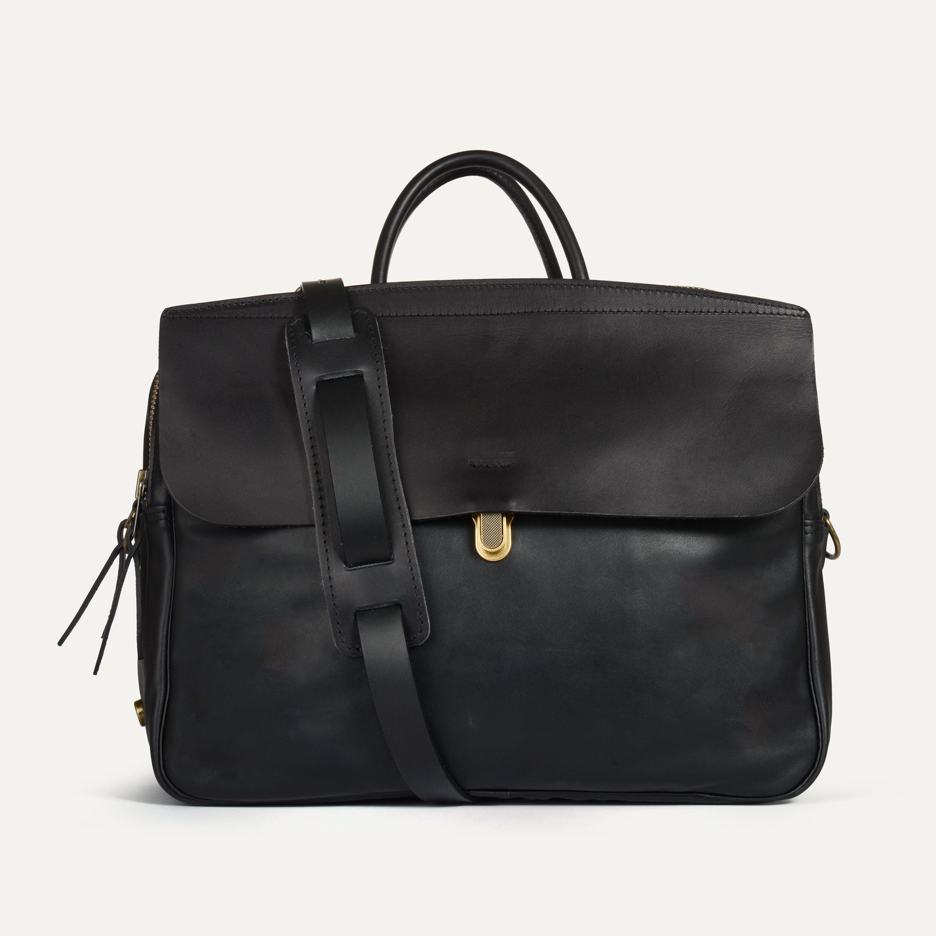 Zeppo duo business bag - liscio Black (image n°2)