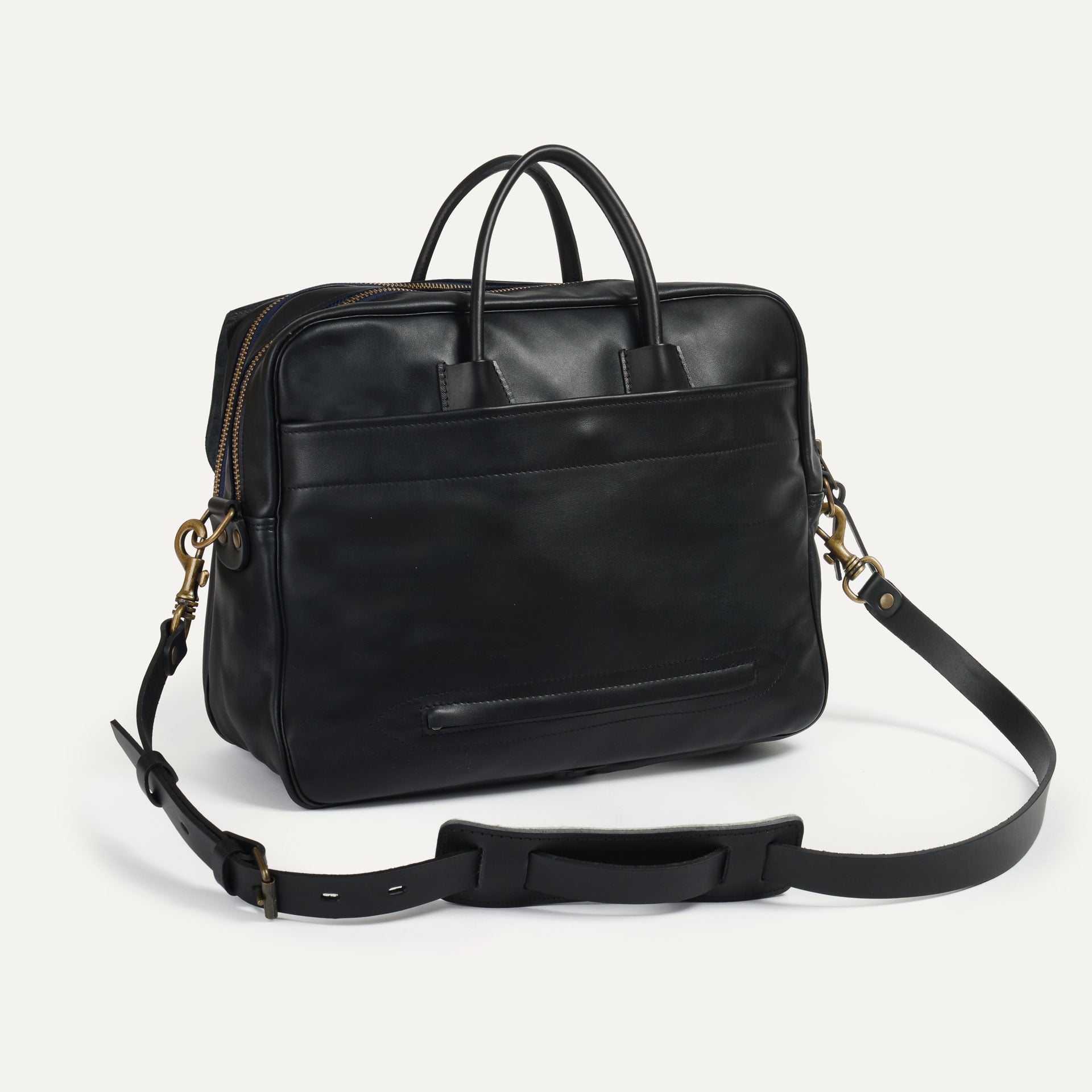 Zeppo duo business bag - liscio Black (image n°3)