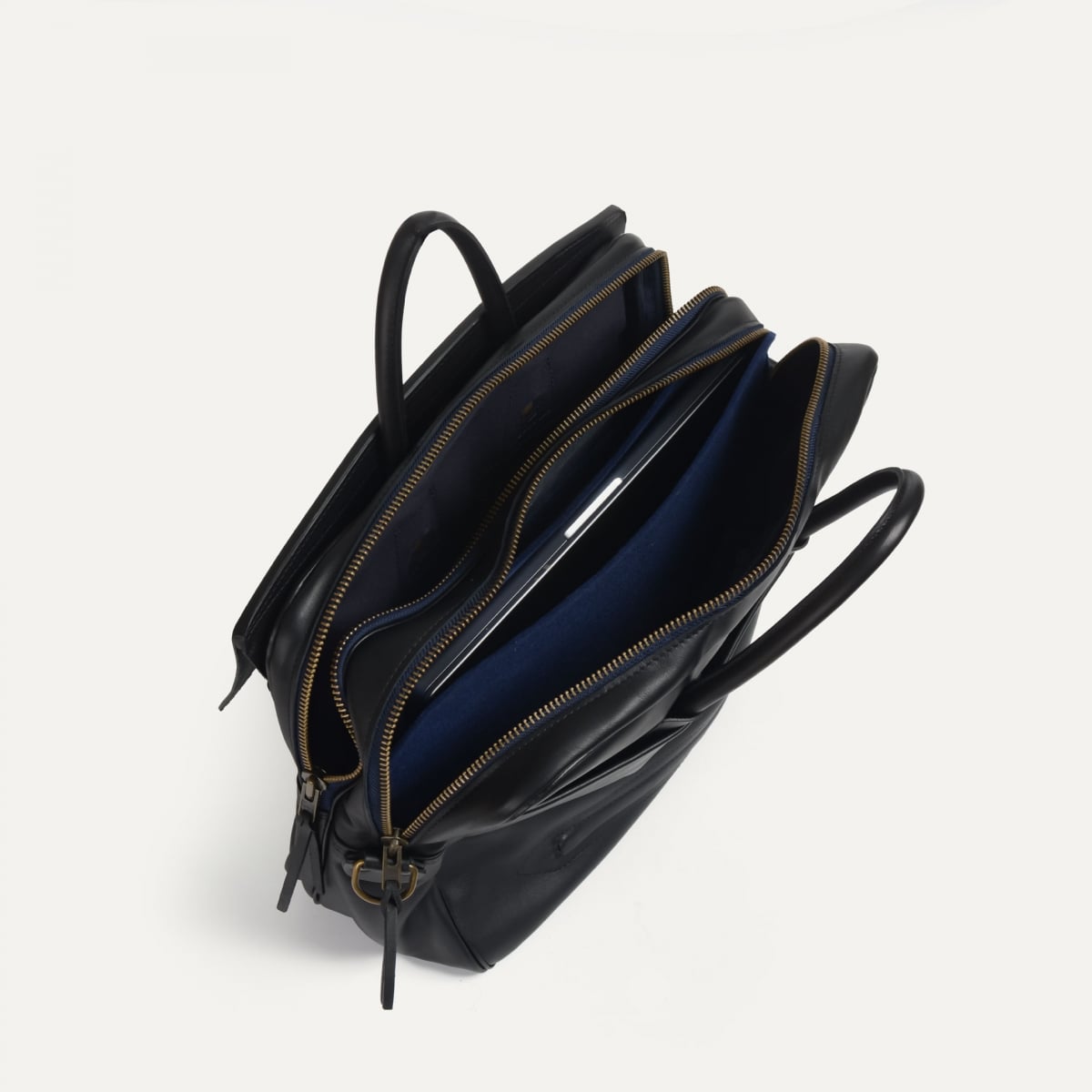 Zeppo duo business bag - liscio Black (image n°5)