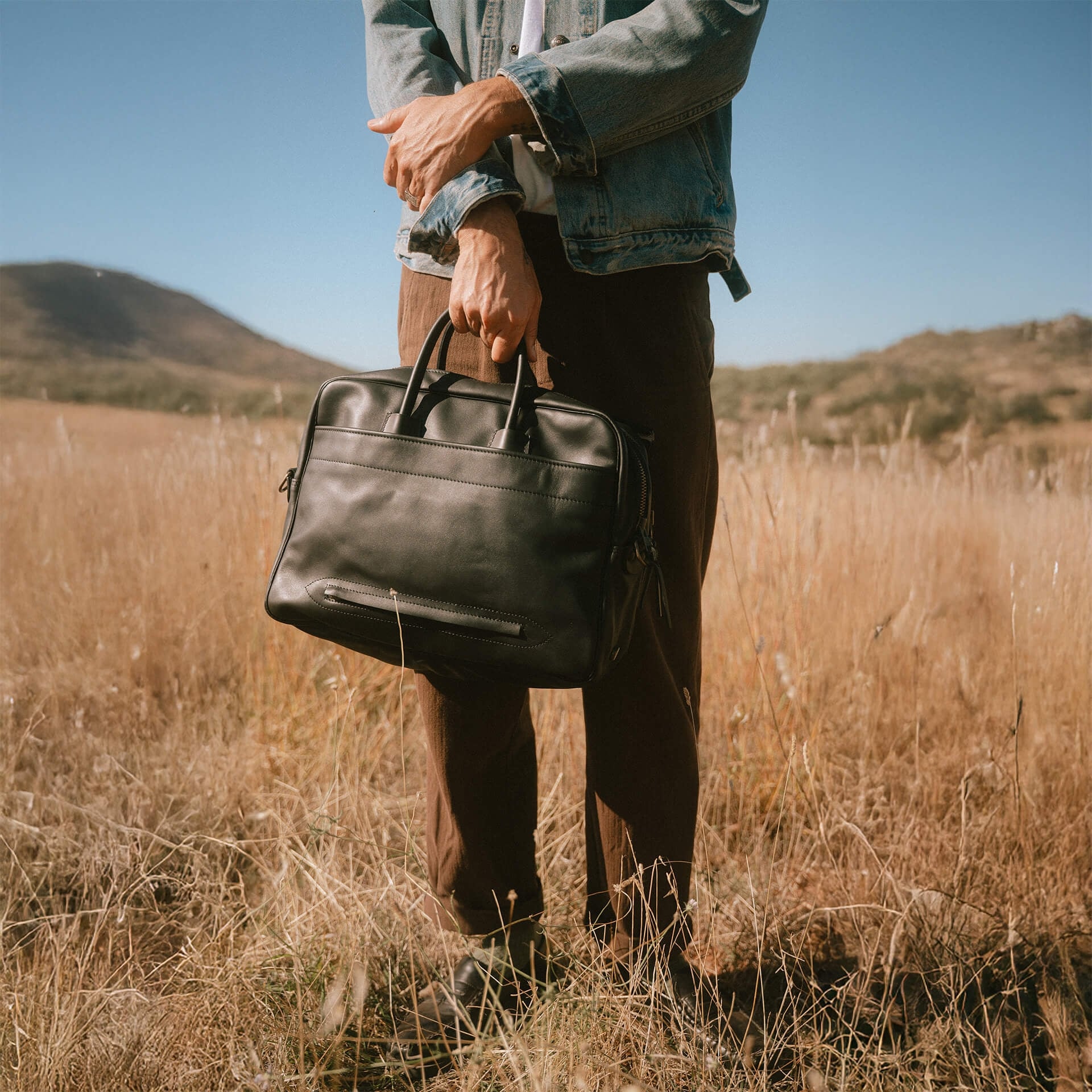 Sac Business Zeppo - Liscio  Noir (image n°8)
