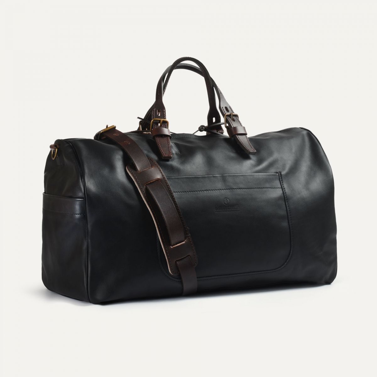 Sac de voyage Hobo liscio - Noir (image n°2)