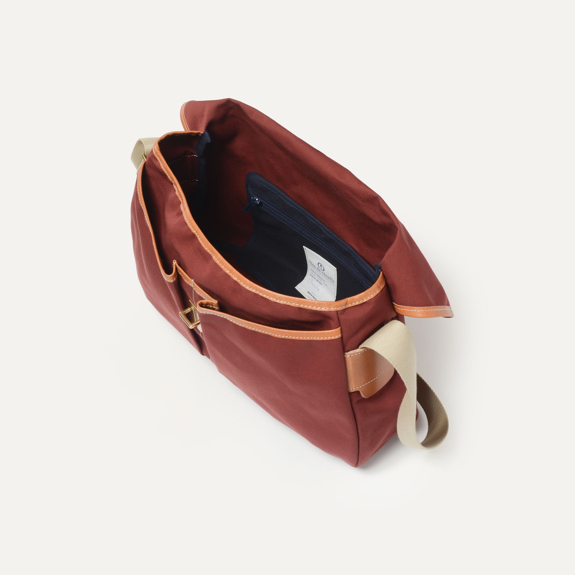 Sac besace Léon - Rouge Cardinal (image n°4)