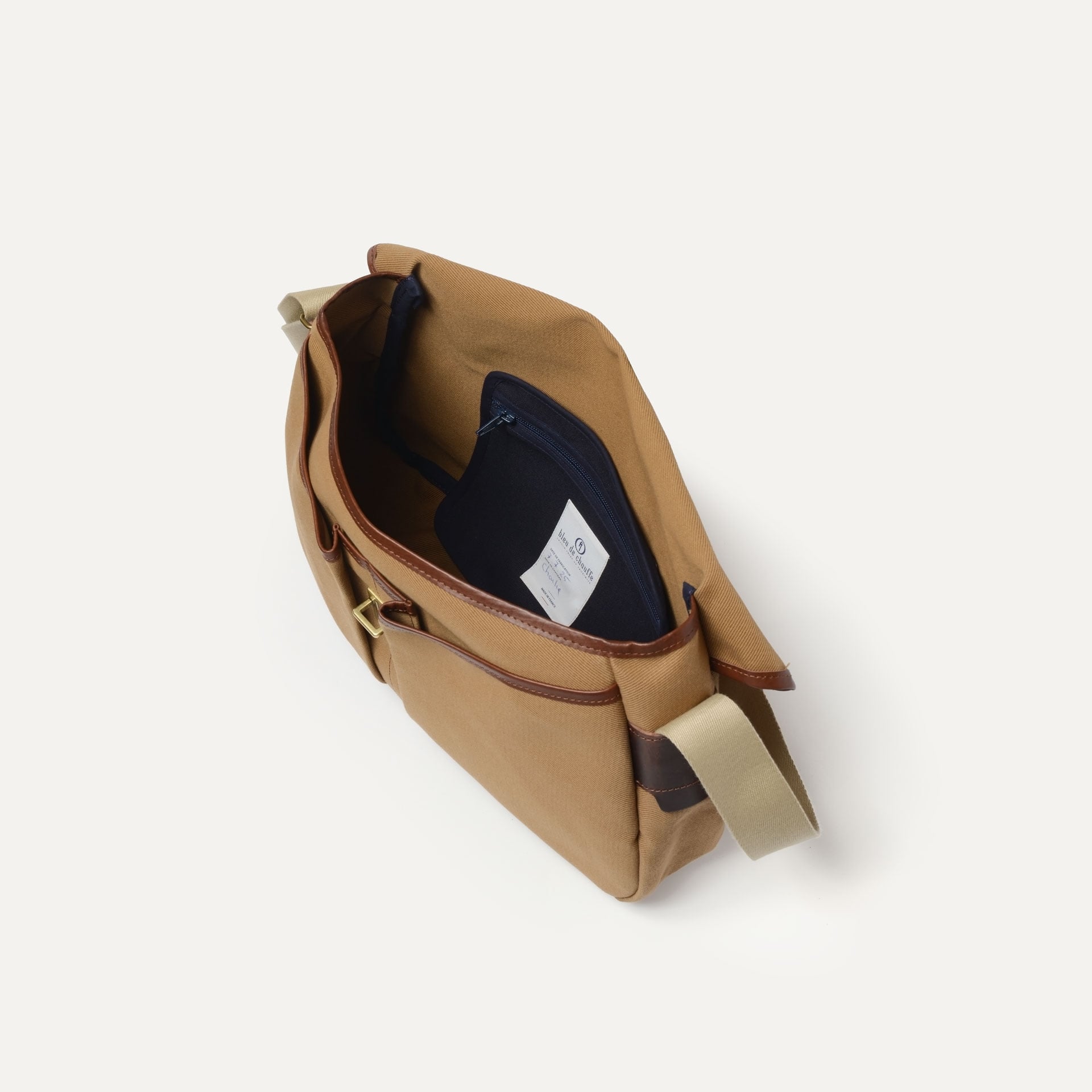 Léon messenger bag - Camel BM (image n°4)