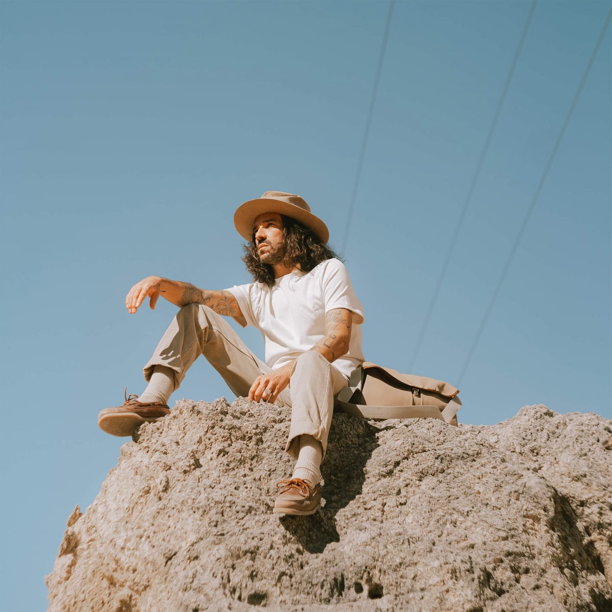 Léon messenger bag - Camel BM (image n°5)