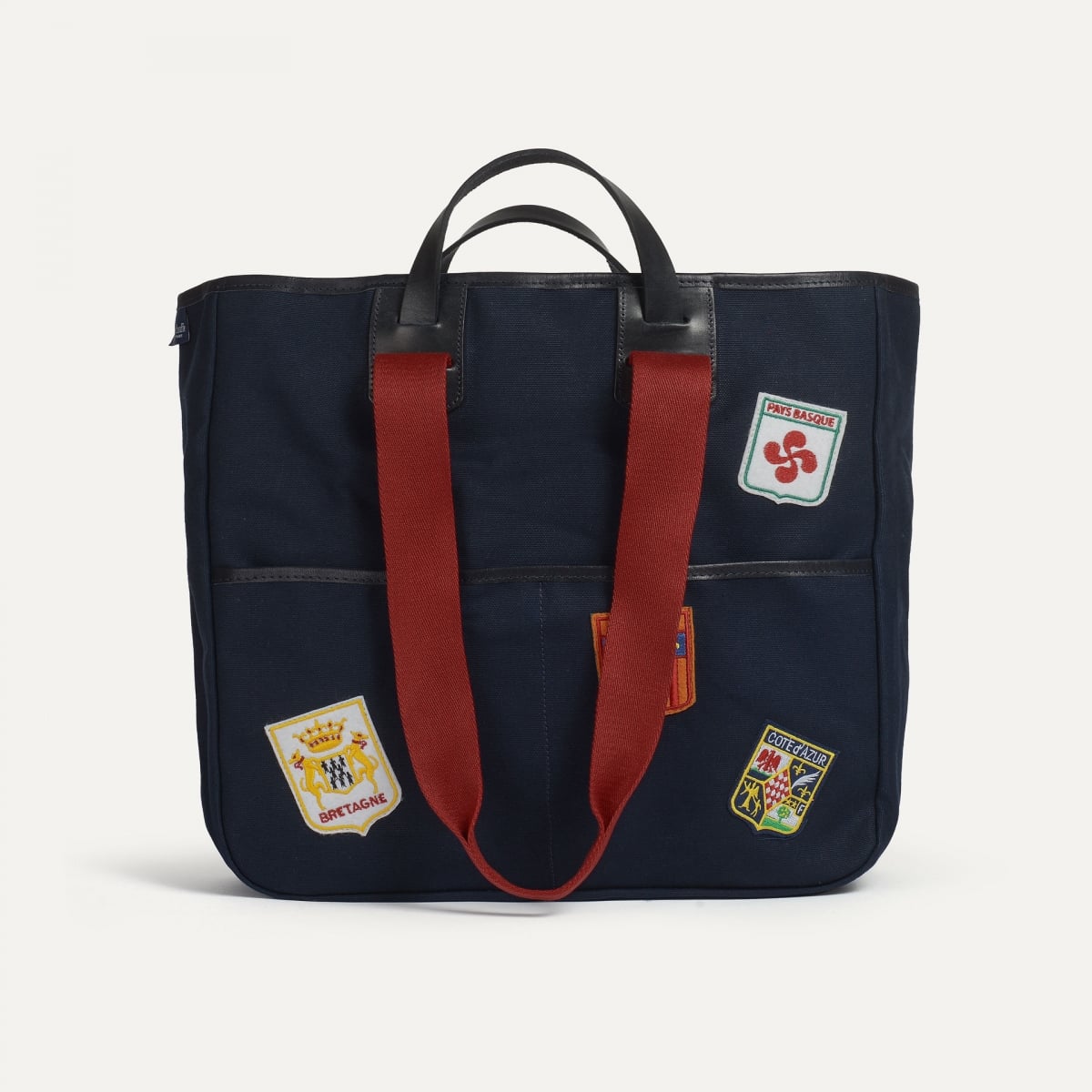 Meline Tote Bag - Blue Emblems (image n°1)