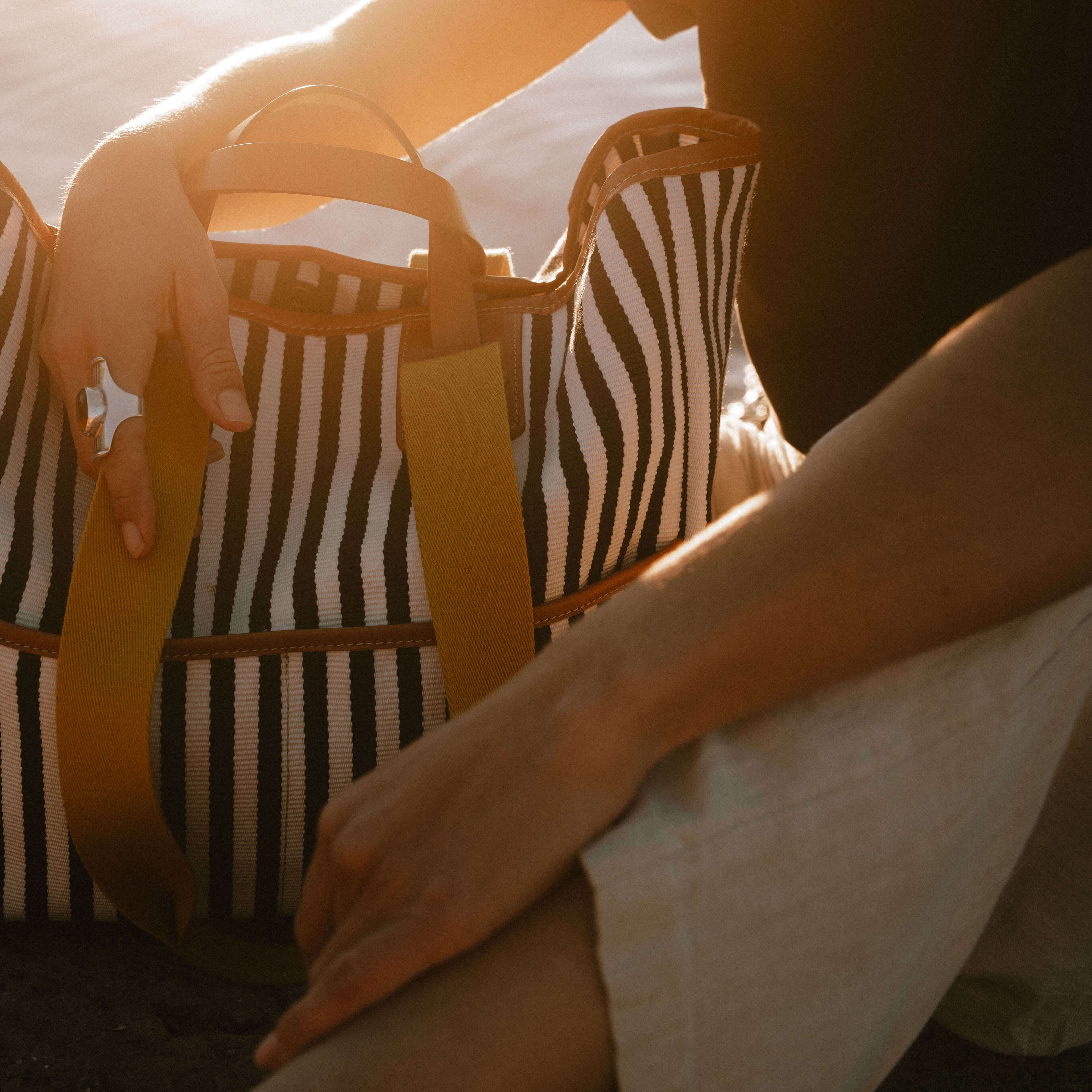 Méline tote bag - Summer stripes (image n°7)