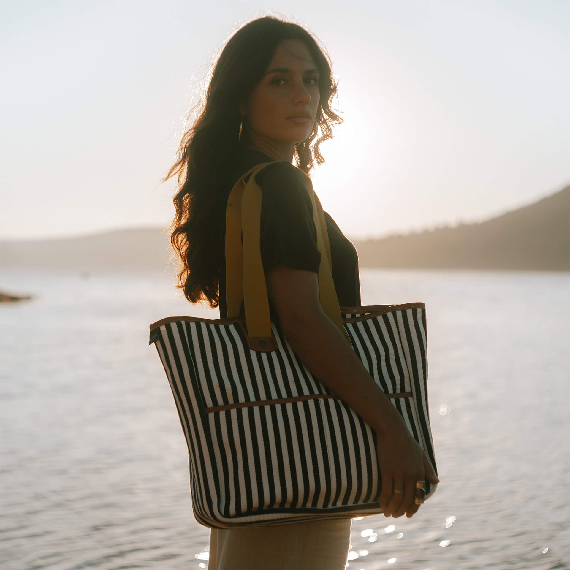 Méline tote bag - Summer stripes (image n°6)