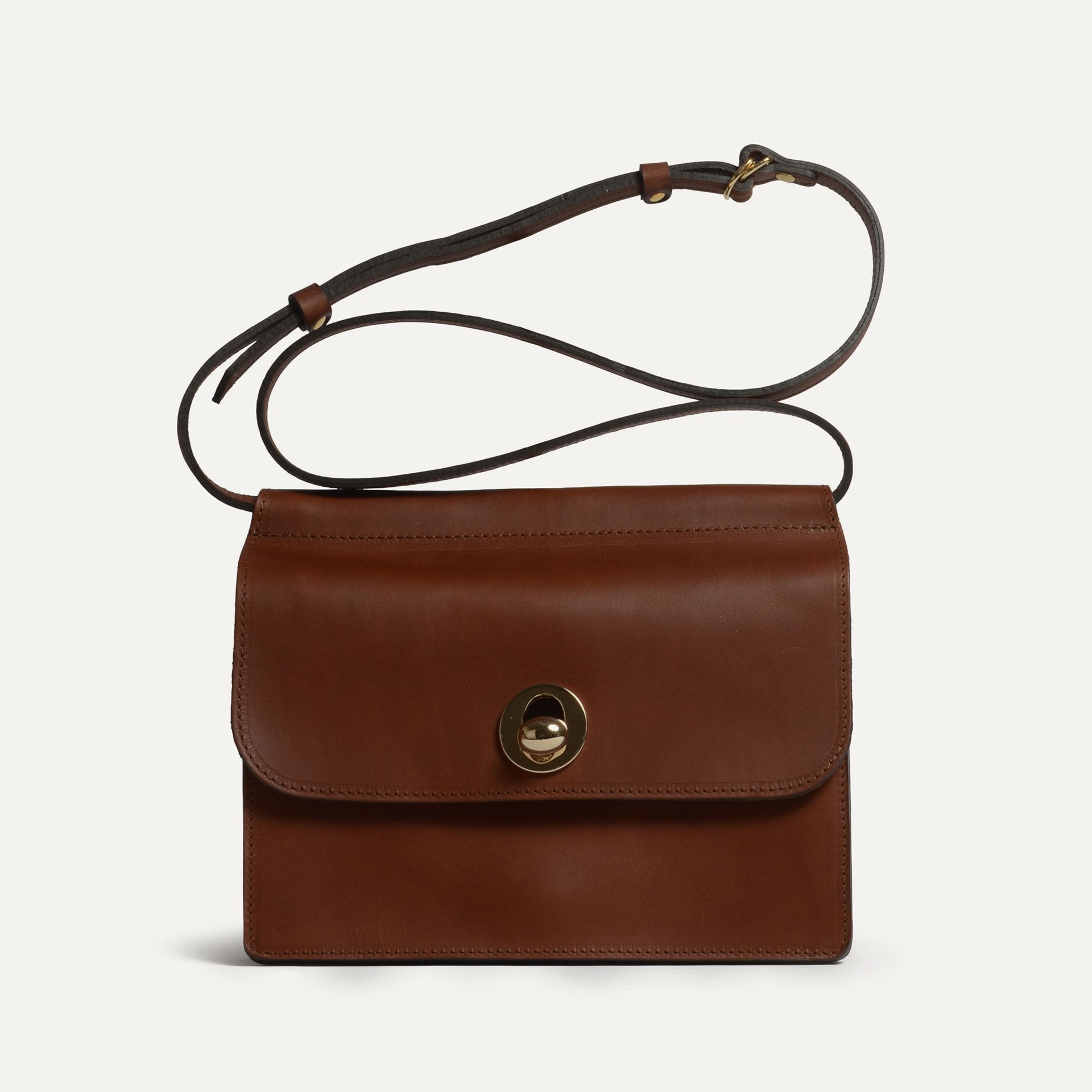 Clutch-Tasche Sacoche – Bernsteinbraun (image n°1)