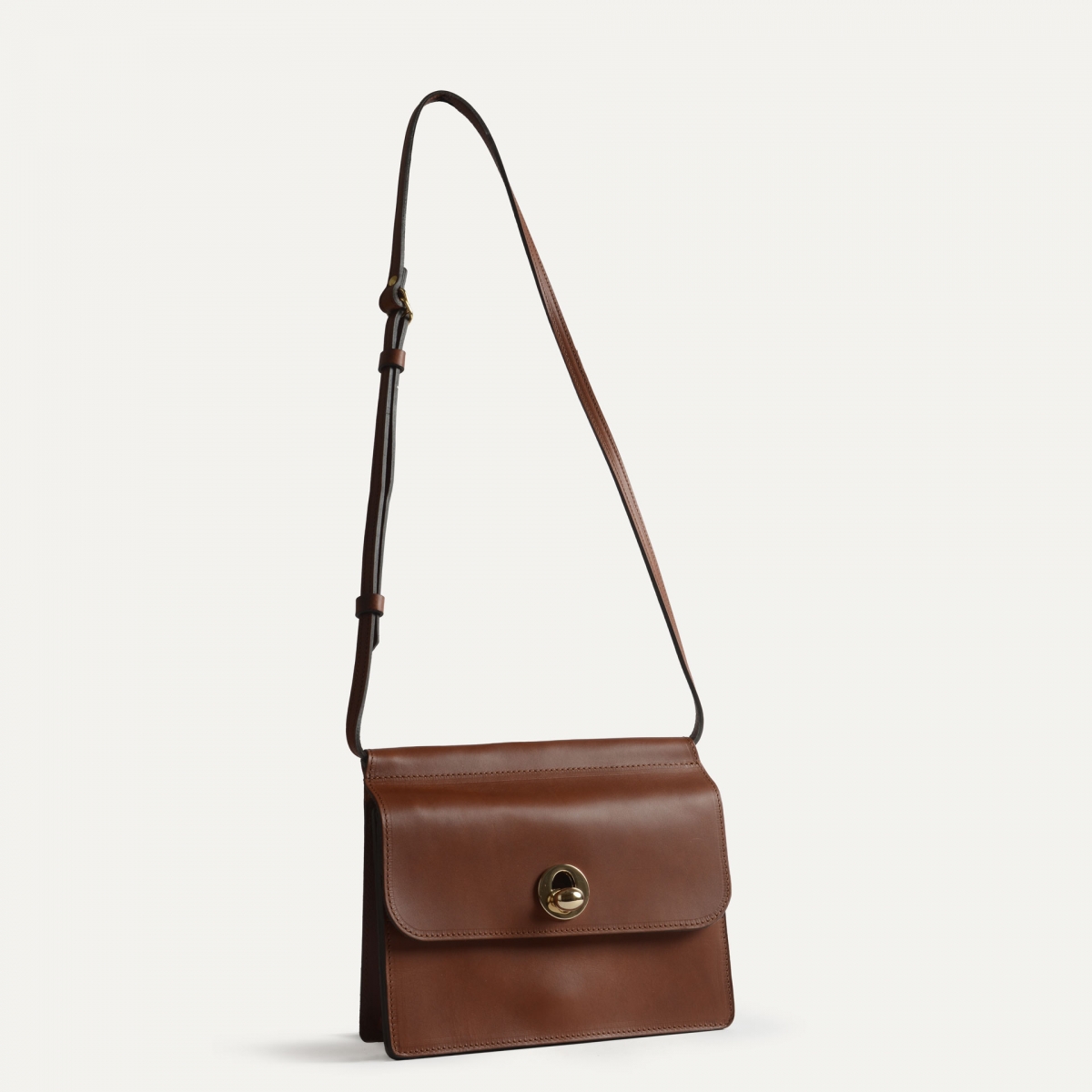 Clutch-Tasche Sacoche – Bernsteinbraun (image n°2)